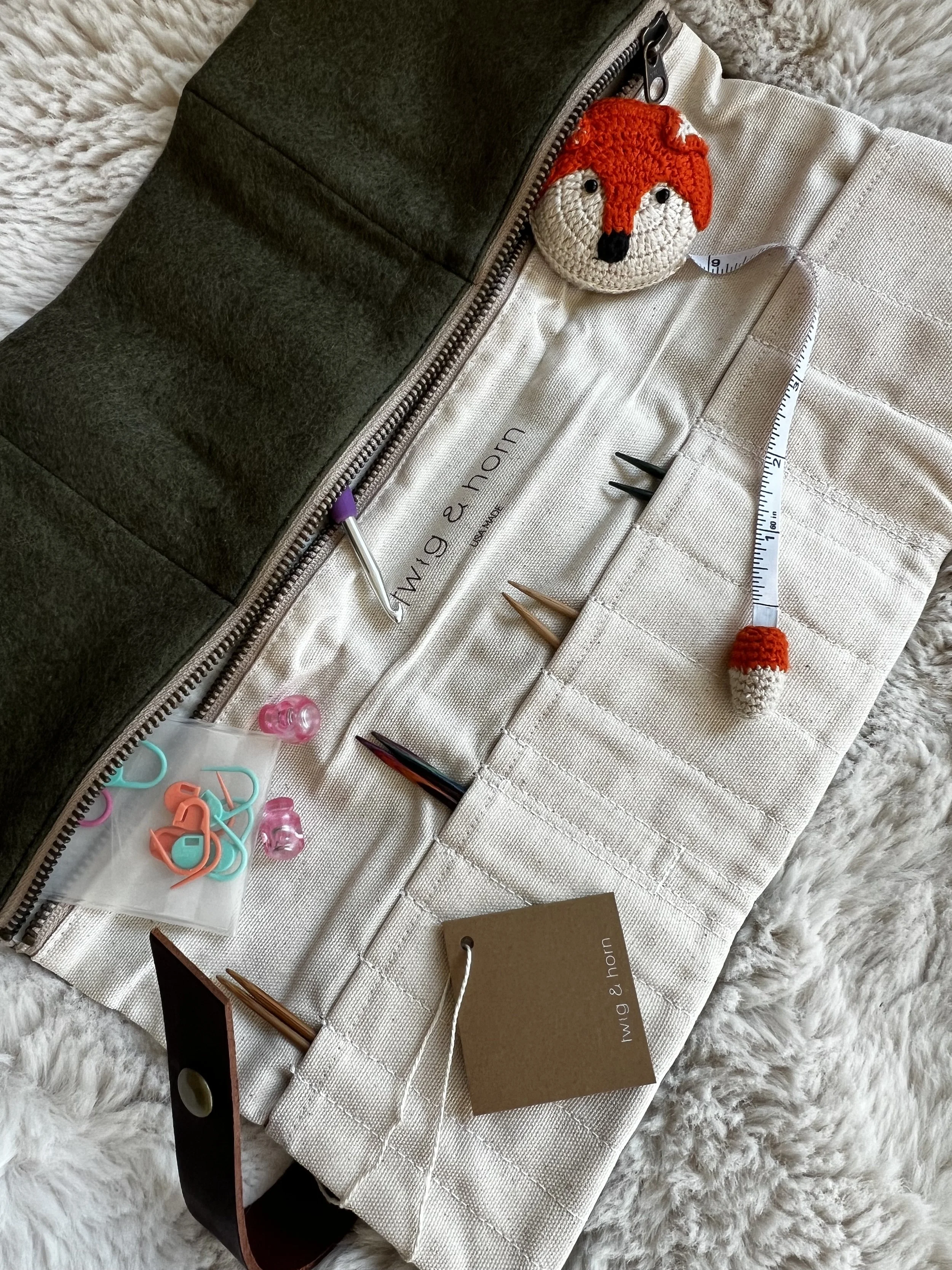 Twig & Horn Wool Interchangeable Needle Case