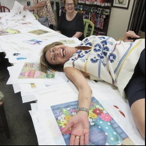 GARDEN GATE NEEDLEPOINT