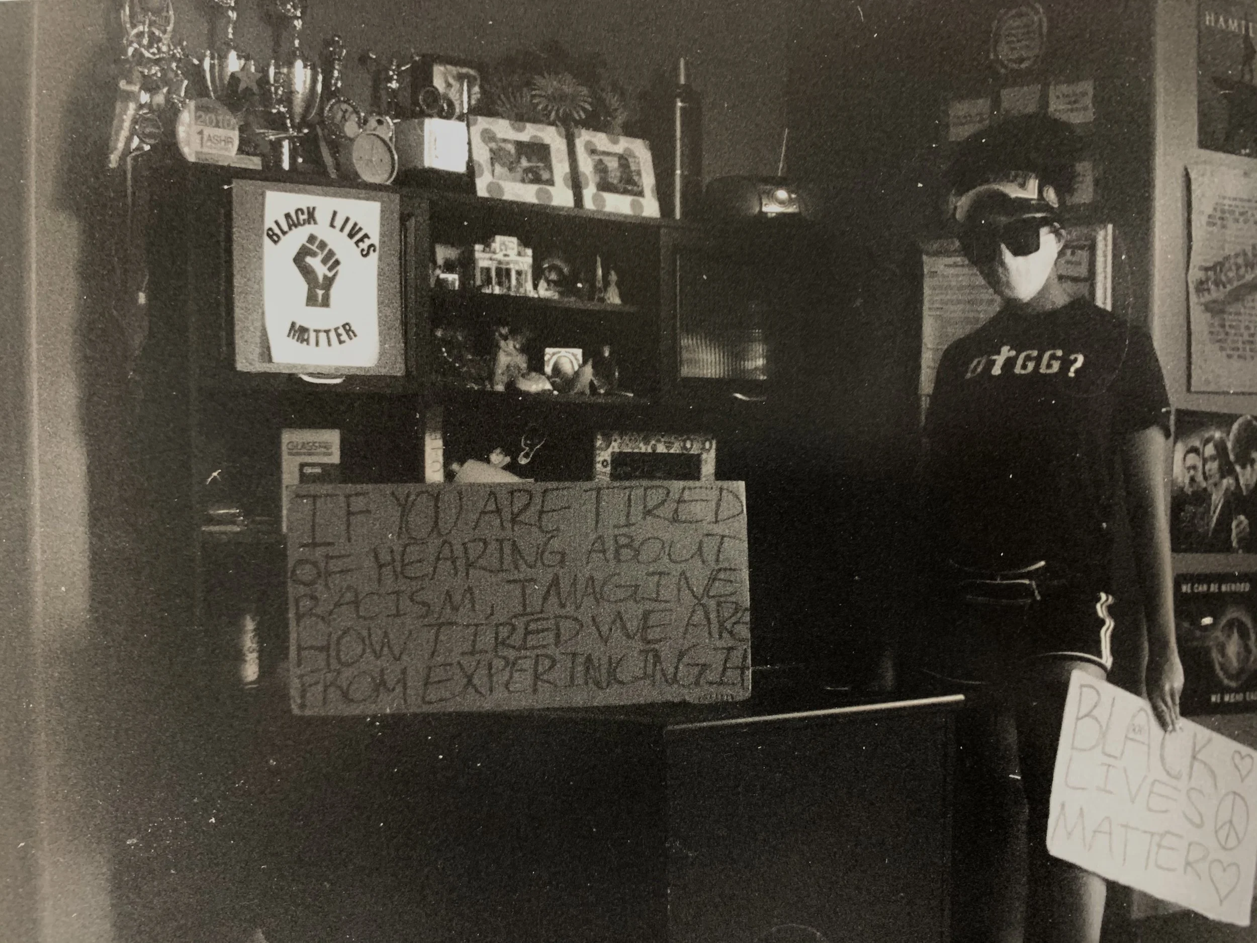 “the land of the free,  and yet i cannot breathe”