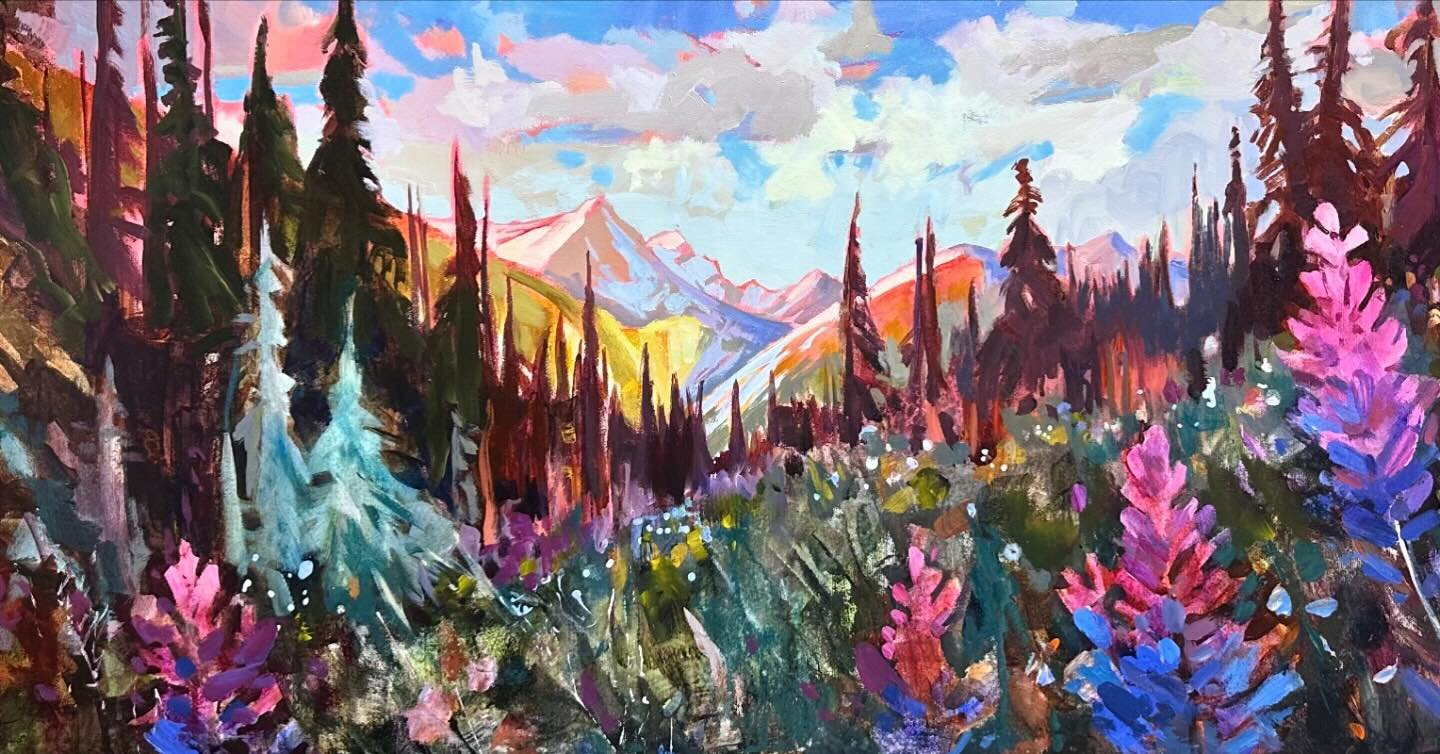 #stephaniegauvinartwork #artgallery #original art#canadianart #mountainlife