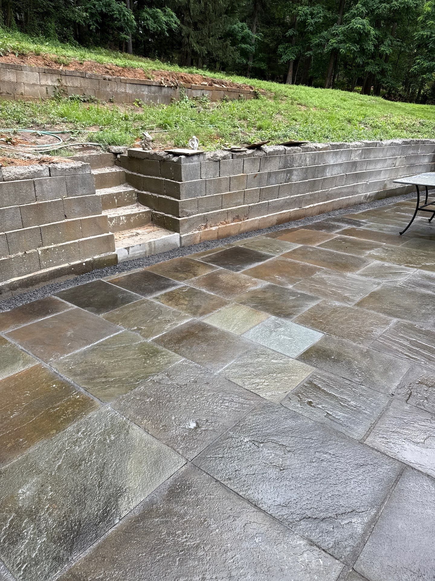 Patio and Retaining Wall Restoration and Rebuild