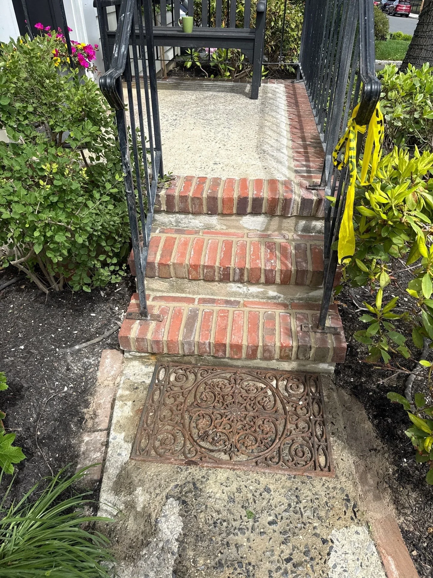 Brick Front Steps restored: safe, solid, and looking the part