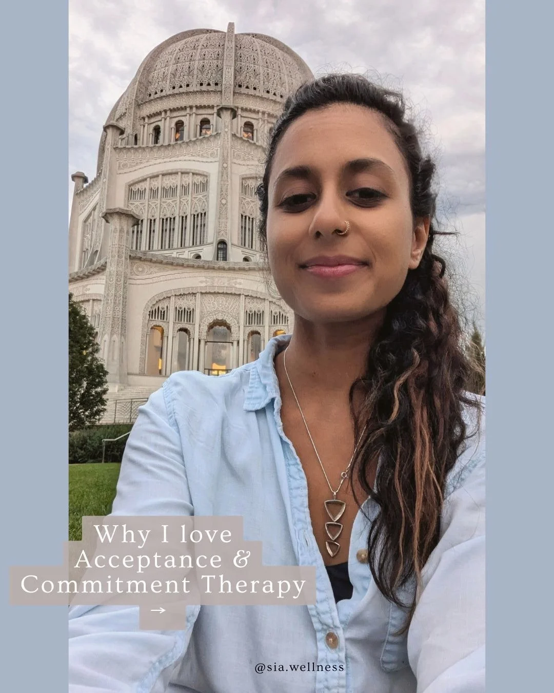 🪷Over the past few years, I've been training in Acceptance and Commitment Therapy after realizing how impactful and practical it is for folks, including myself. 
⁣
While CBT remains a solid, evidence-based approach, I noticed it's limits with client