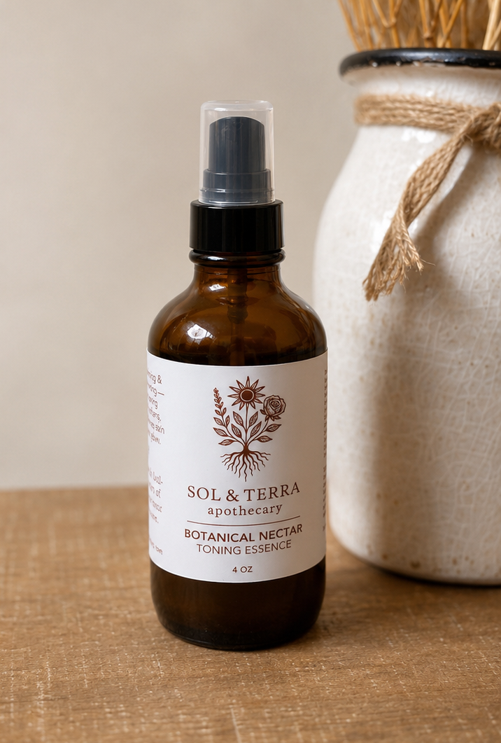 Botanical Nectar: Balancing and Brightening Face Toner