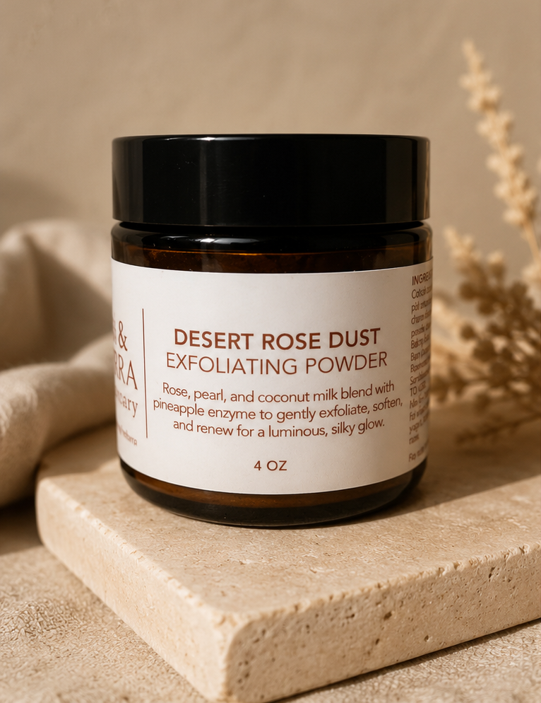 Desert Rose Dust: Exfoliating Powder