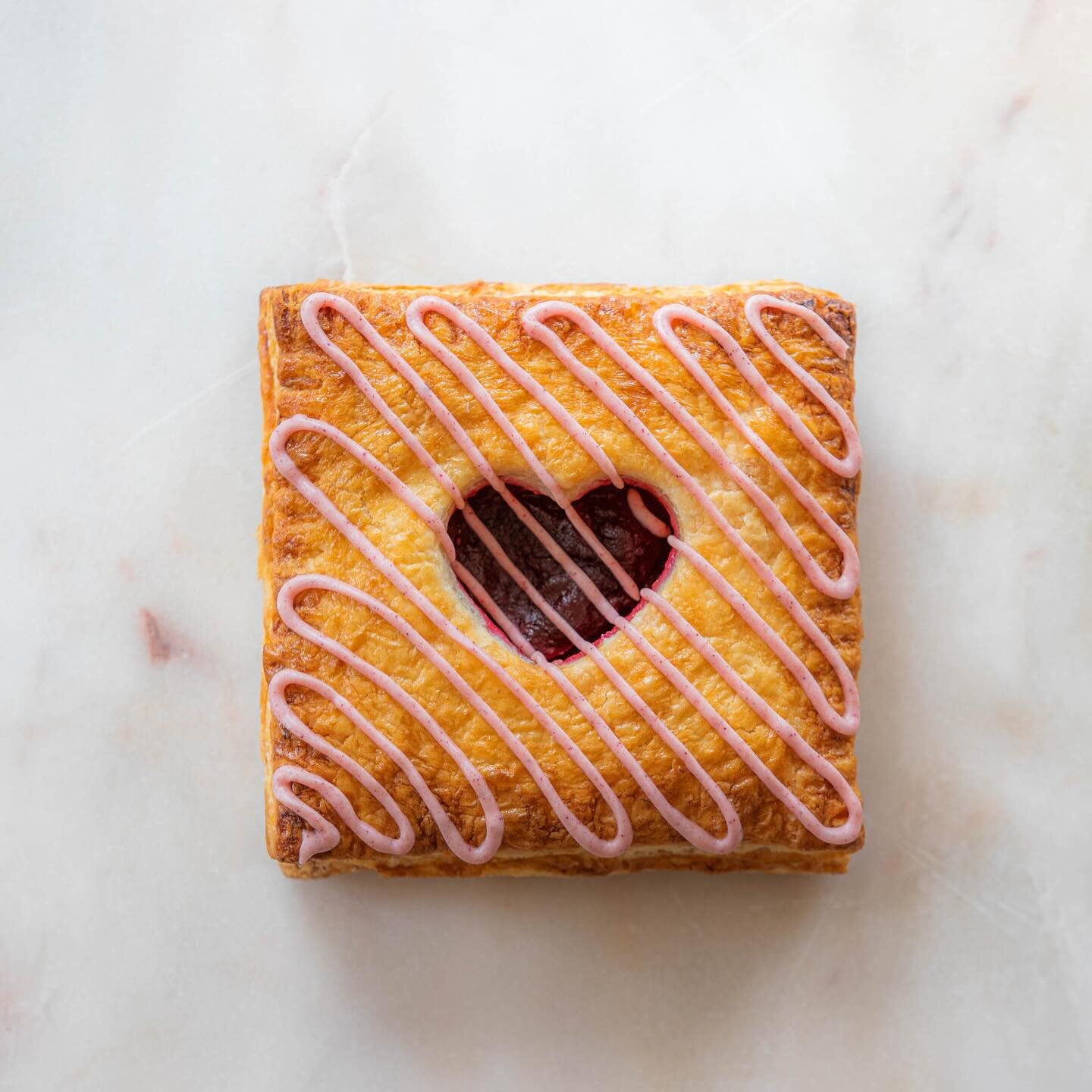 We&rsquo;ll be open tomorrow for Valentines Day with plenty of sweet treats including these Raspberry White Chocolate Hand Pies. Pick one up for your sweetie 💌