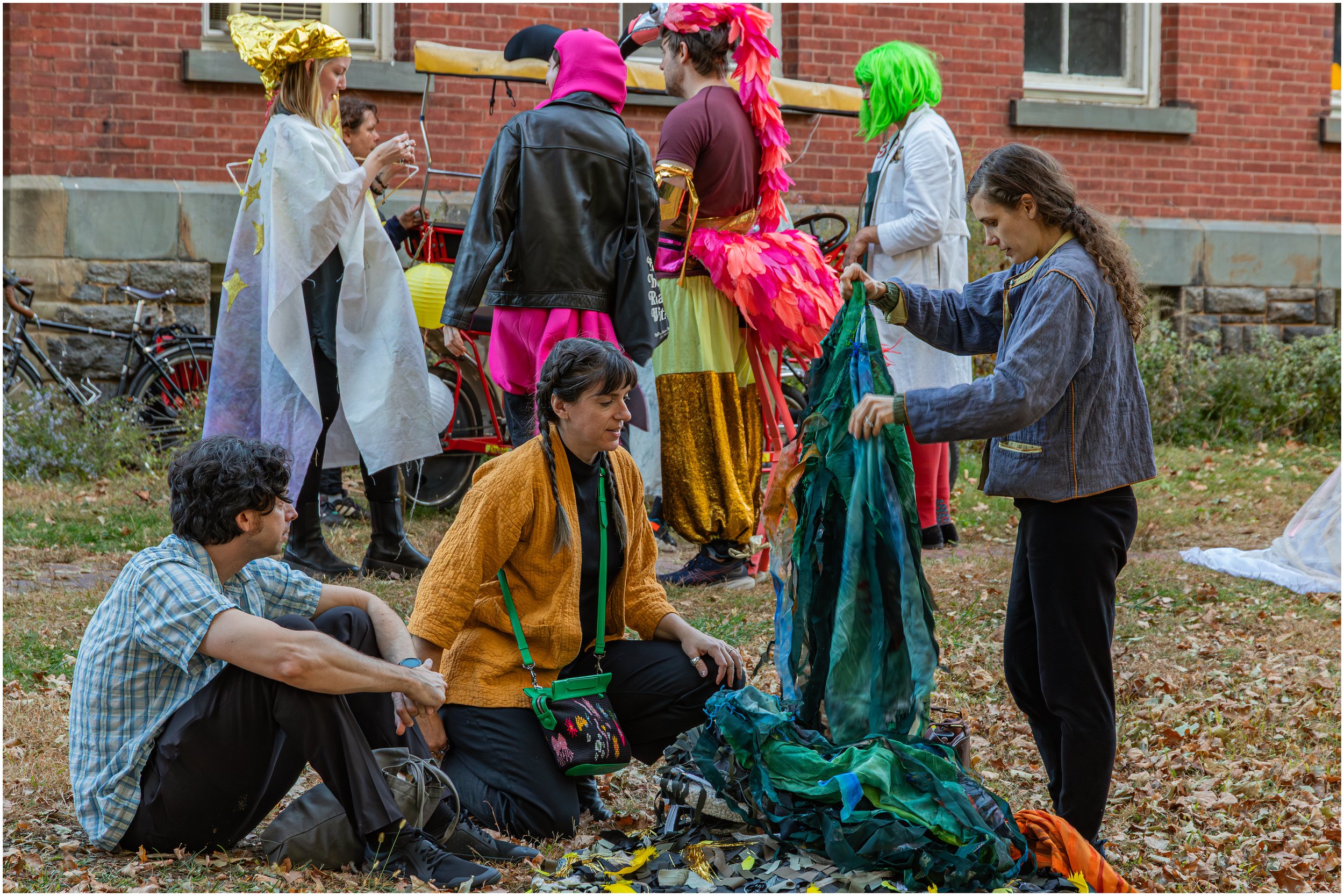    Flam­ing Crea­ture Crawl  , a&nbsp;sun­set lumi­nary parade at Governors Island curat­ed by Sal­ly Beau­ti Twin. 