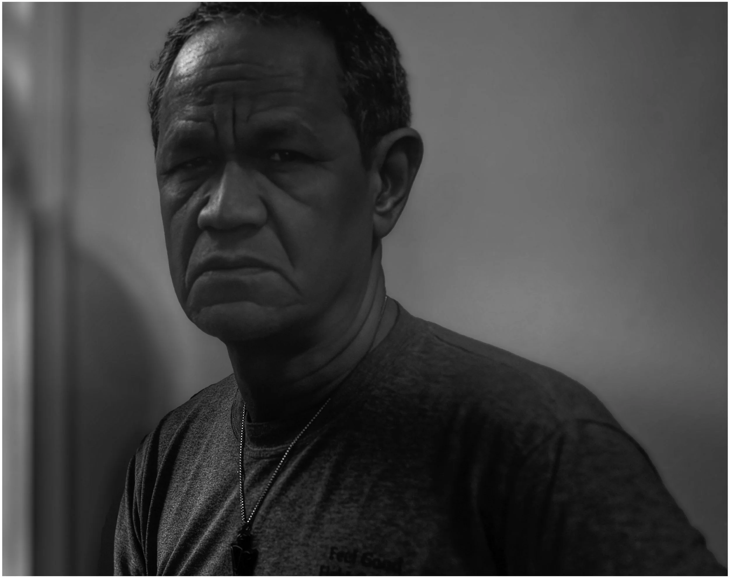  Self-Portrait as a wall_Shot with  TOYO-View 4 x 5 Field Camera  (  Ilford HP5 Plus—4 x 5 film)   