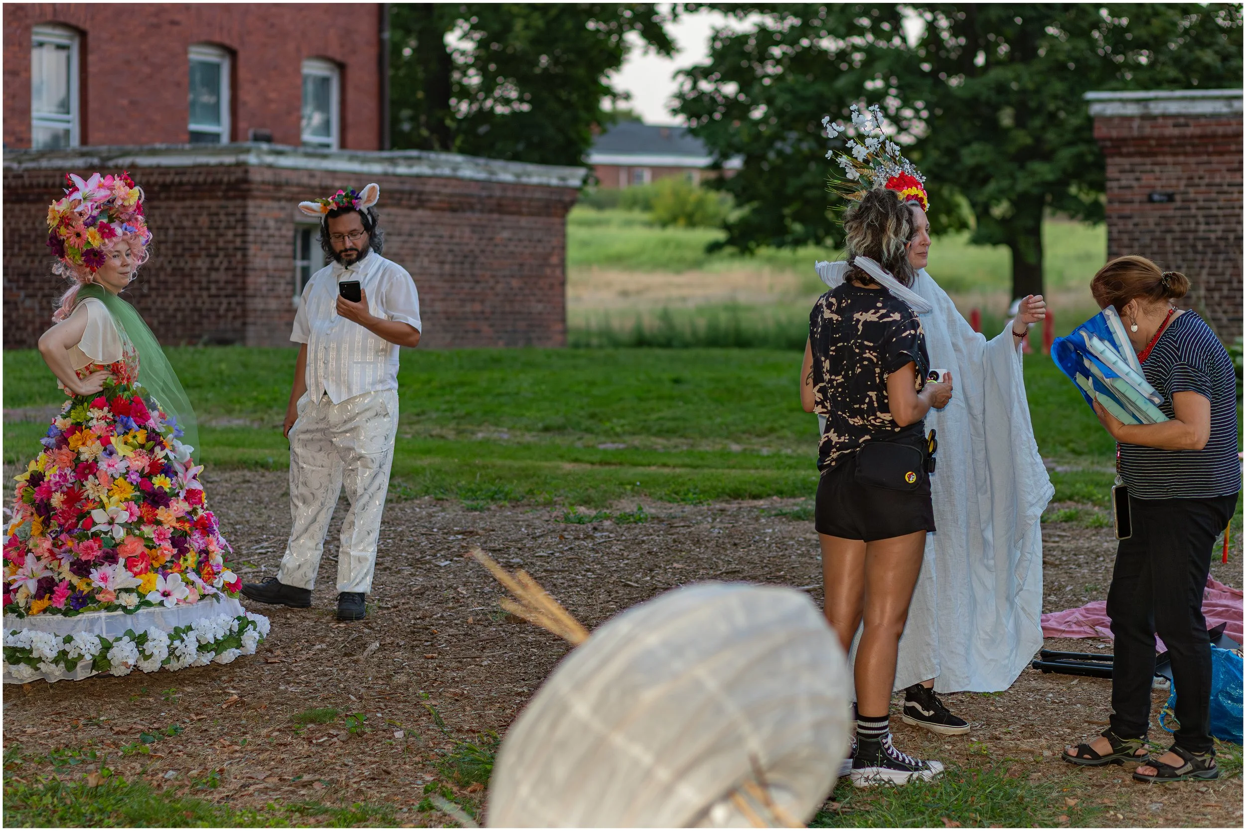    Flam­ing Crea­ture Crawl  , a&nbsp;sun­set lumi­nary parade at Governors Island curat­ed by Sal­ly Beau­ti Twin. 