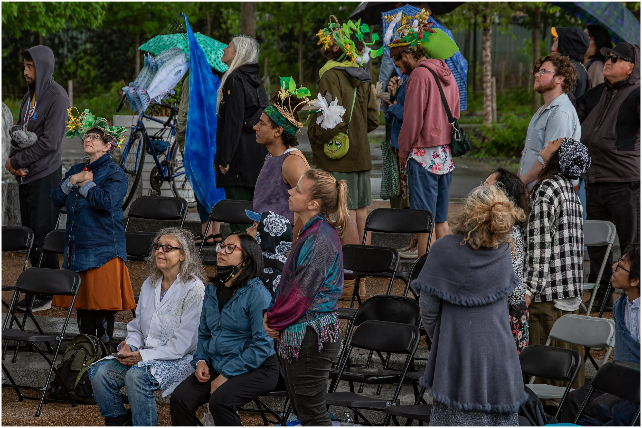    Living Soils Rising  , an eco-creative gathering in North Brooklyn, organized by artist Marina ‘Heron’ Tsalpina. 