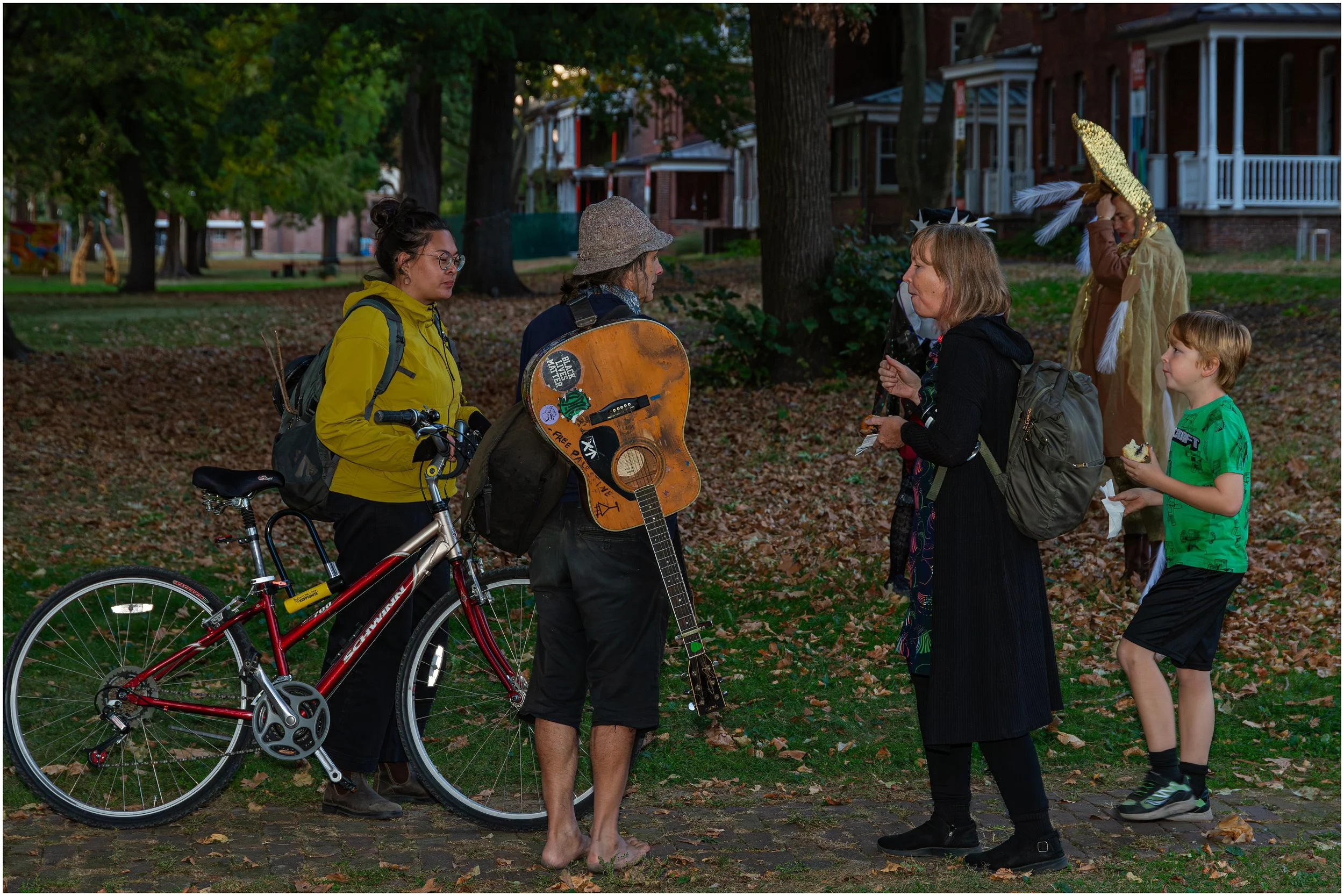    Flam­ing Crea­ture Crawl  , a&nbsp;sun­set lumi­nary parade at Governors Island curat­ed by Sal­ly Beau­ti Twin. 