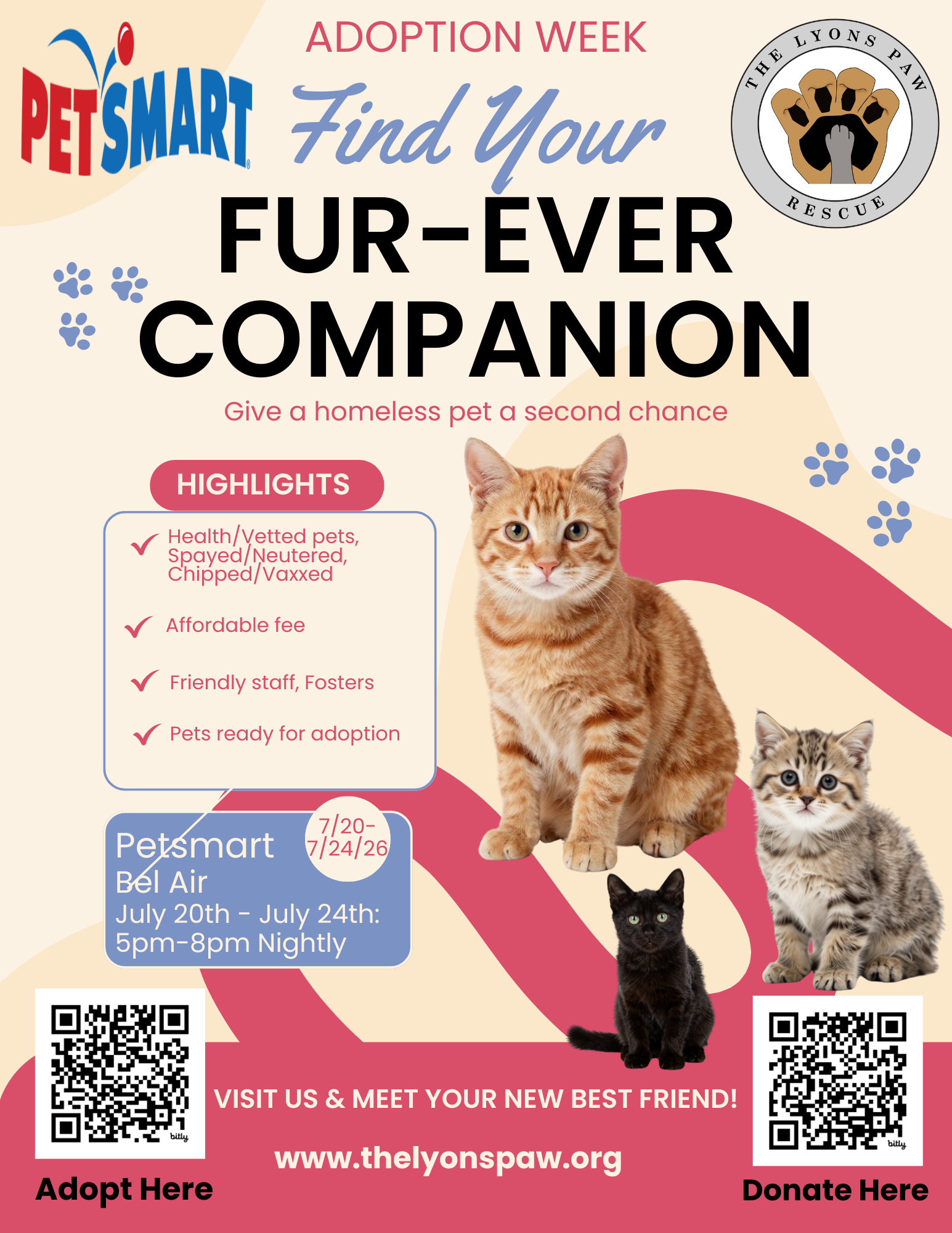 Petsmart Adoption Week 