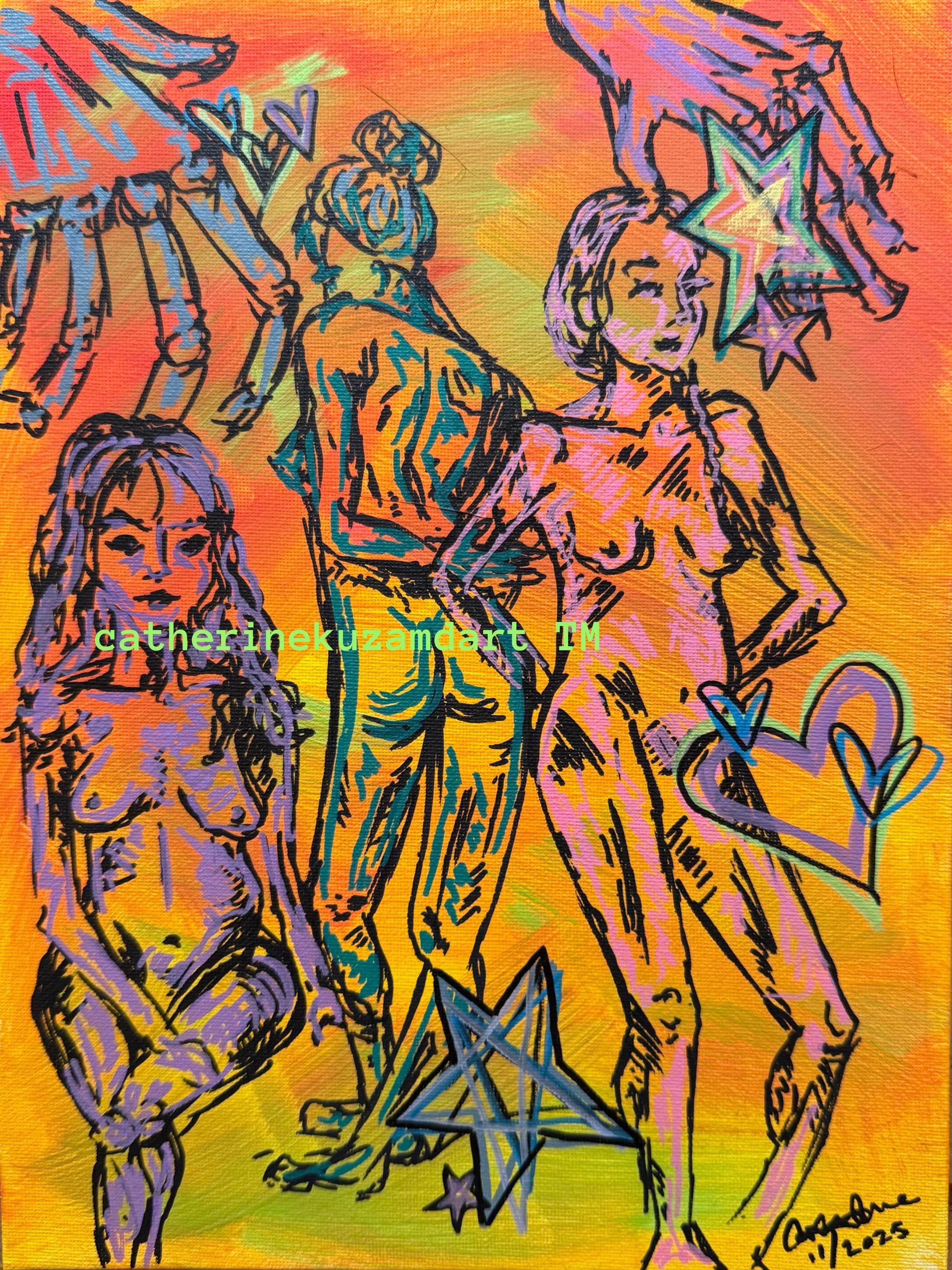Women figure painting