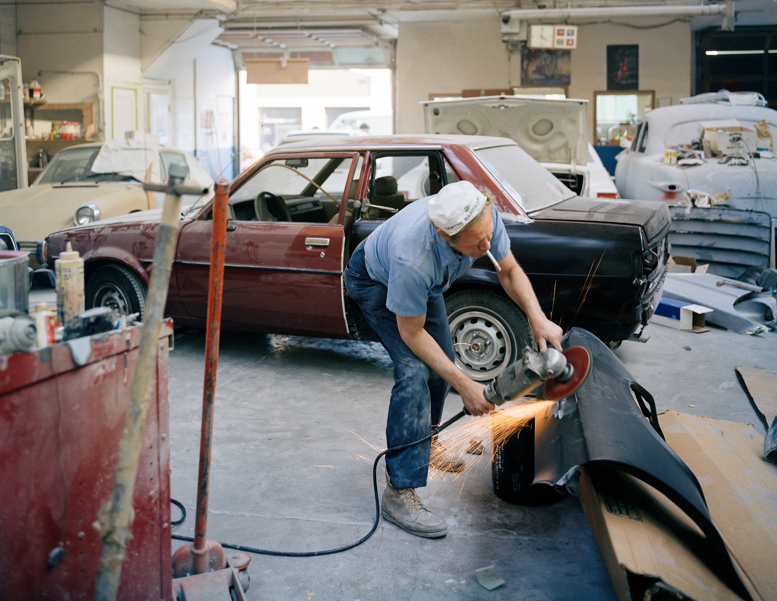   Jean Decottignies, Jean's Auto Body Specialists, 1264 Folsom Street, 1982  