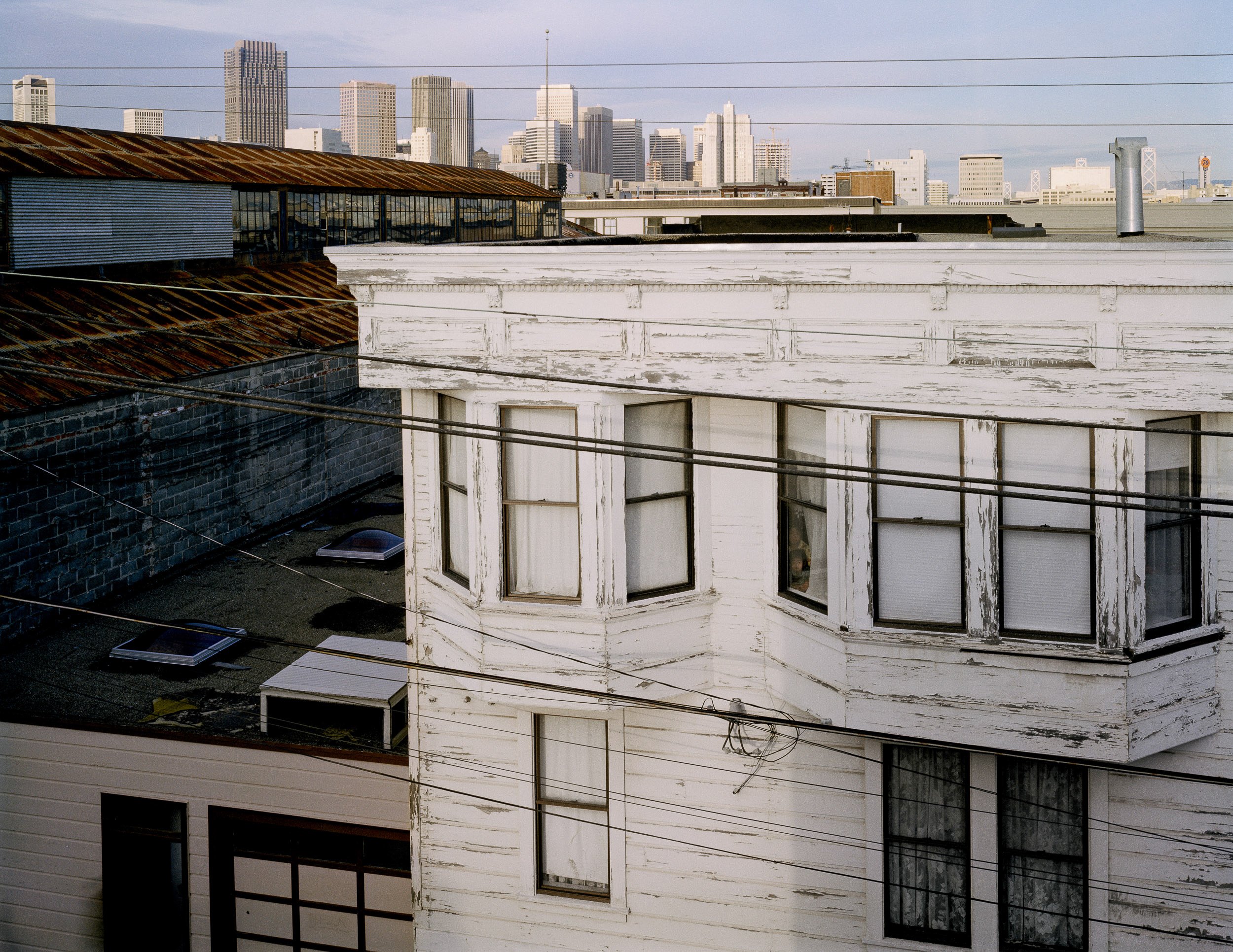   View of Downtown from Roof of 80 Langton Street, 1982  