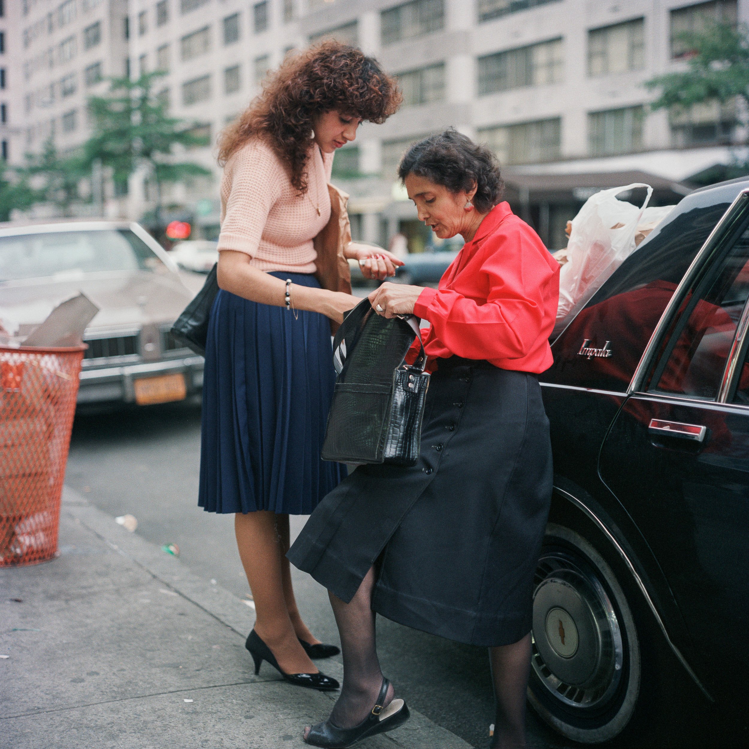   Mother and Daughter with Purse, 1985  