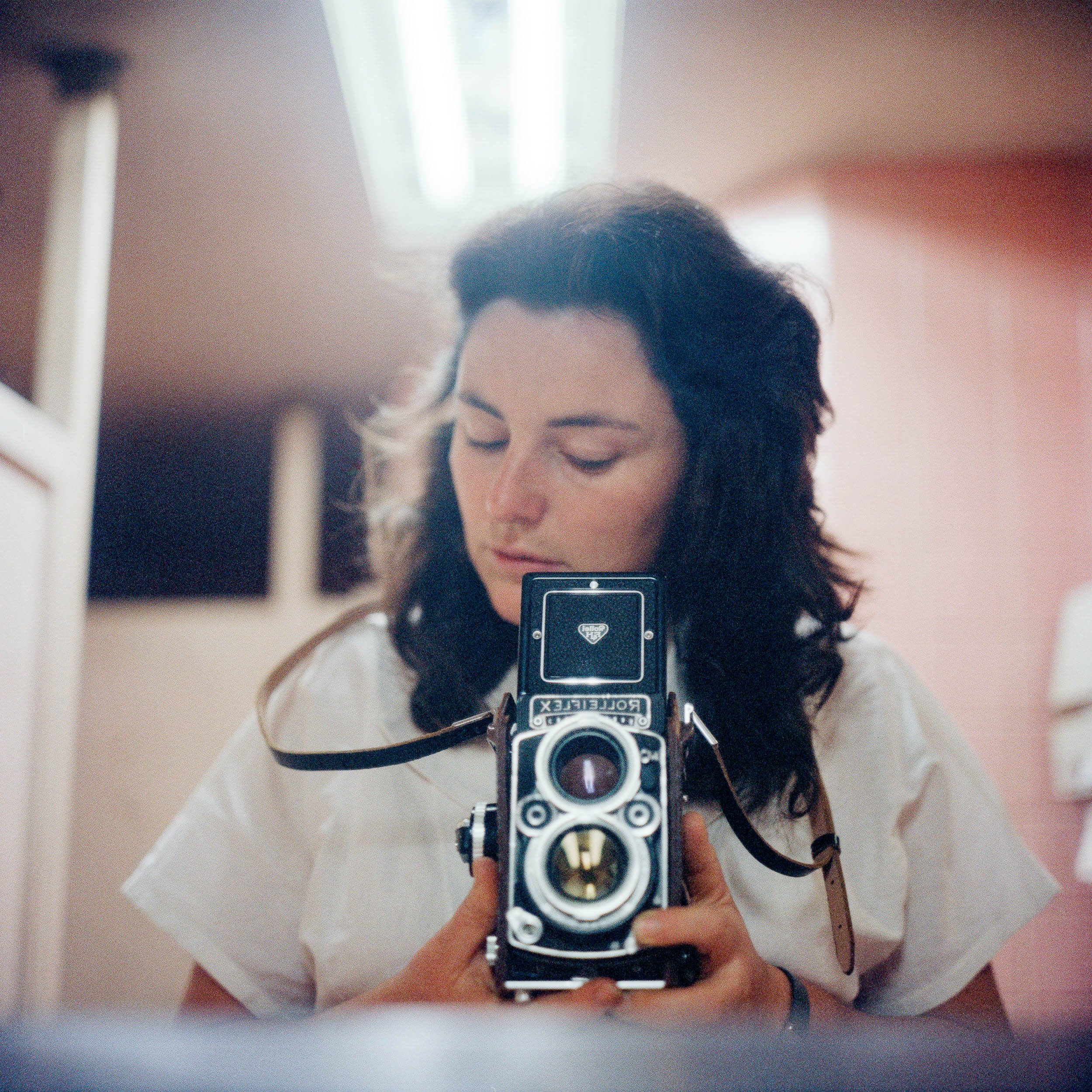   Self Portrait, Public Bathroom, 1985  