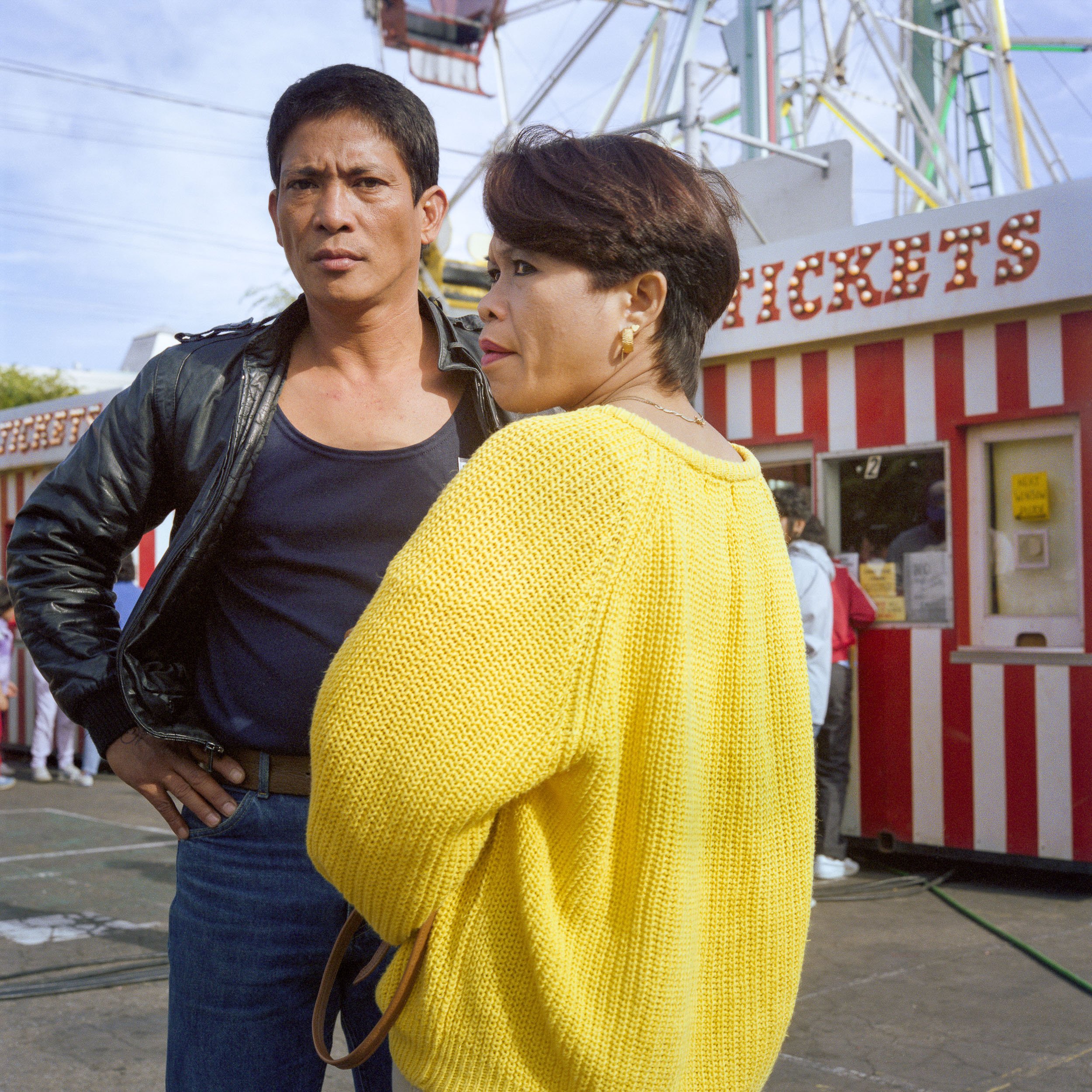   Man and Woman at Carnival, 1985  