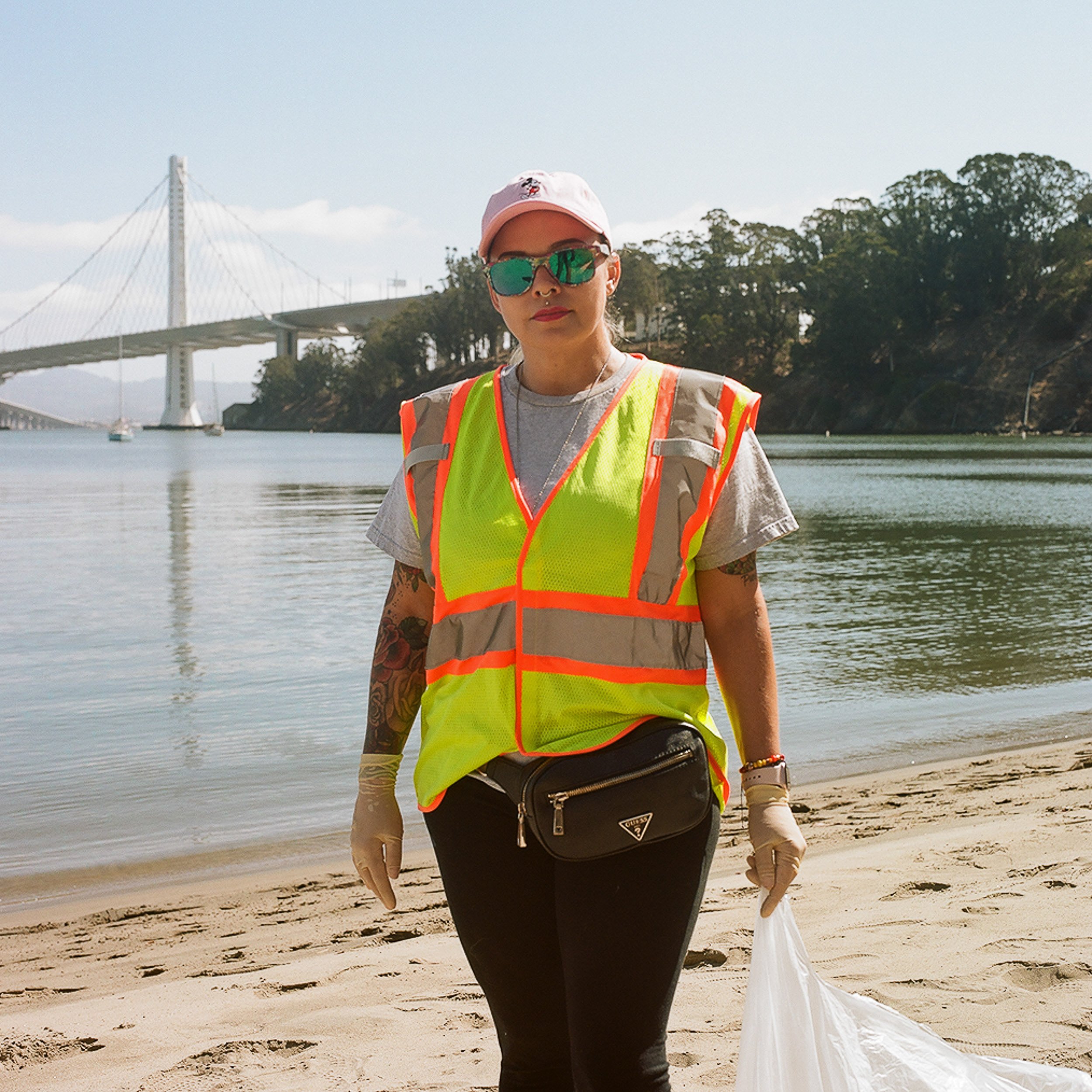   Chantel Ginochio, Beach Clean Up Volunteer and Former Resident of Treasure Island, 2022  