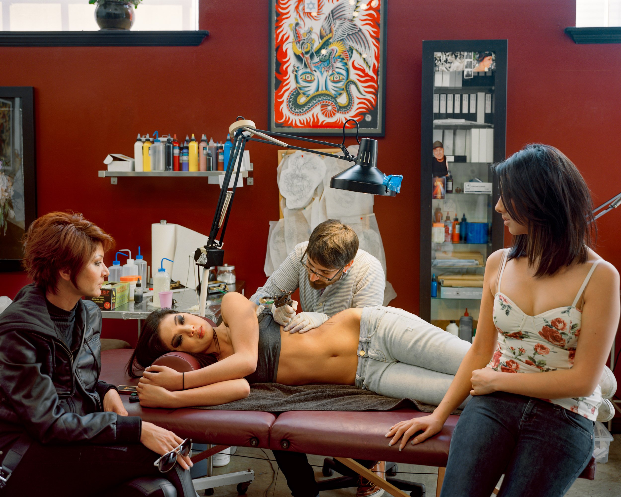   Gordon Combs, Tattooist, 7th Son Tattoo Parlor, Langton Street, 2012  