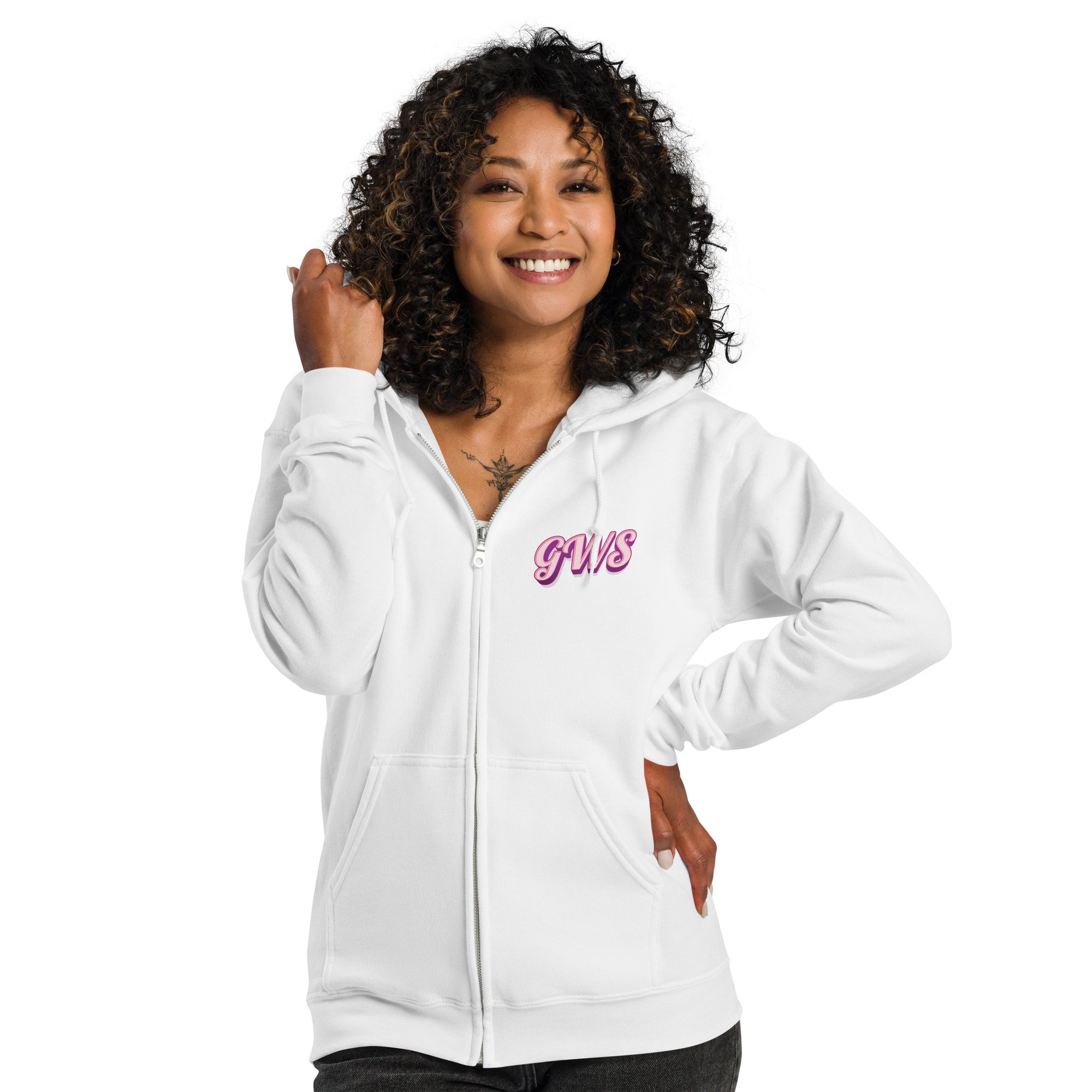 GWS Glamour Unisex heavy blend zip hoodie