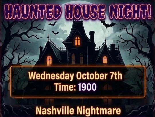 HAUNTED HOUSE NIGHT!