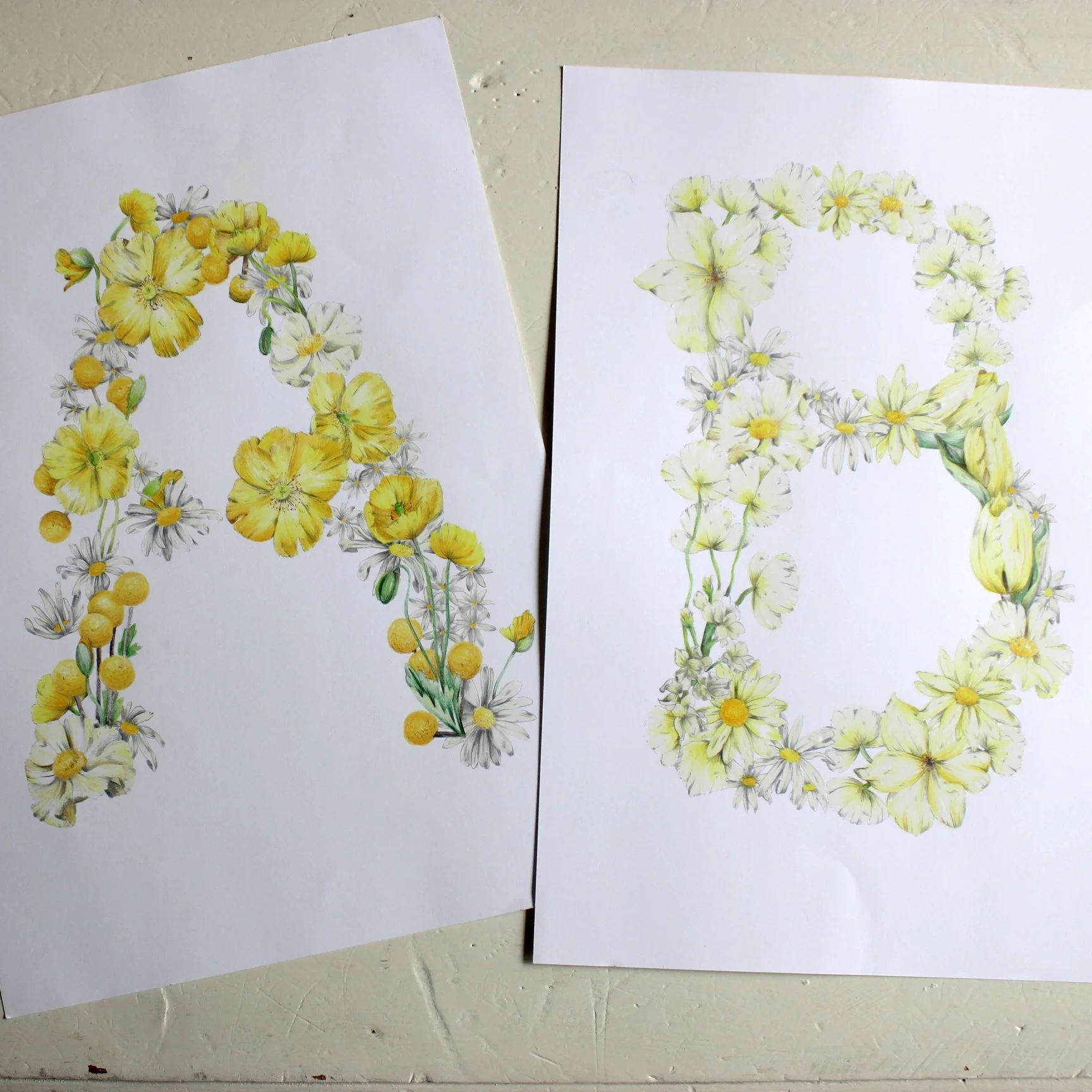 Floral Alphabet, 2015