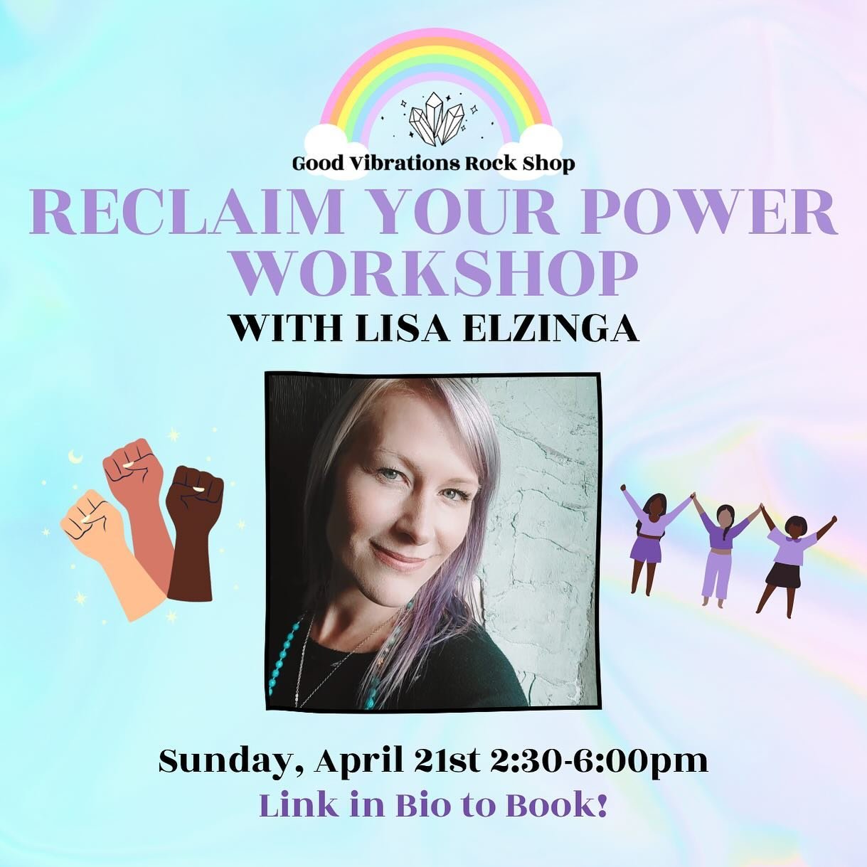 💗WORKSHOP &amp; GIVEAWAY ALERT!🪷

Have you got your tickets for this Sunday&rsquo;s &ldquo;Reclaim Your Power Workshop&rdquo; with Lisa from @111followyourbliss ?! Keep scrolling for more details and how you can enter Lisa&rsquo;s transformative Th