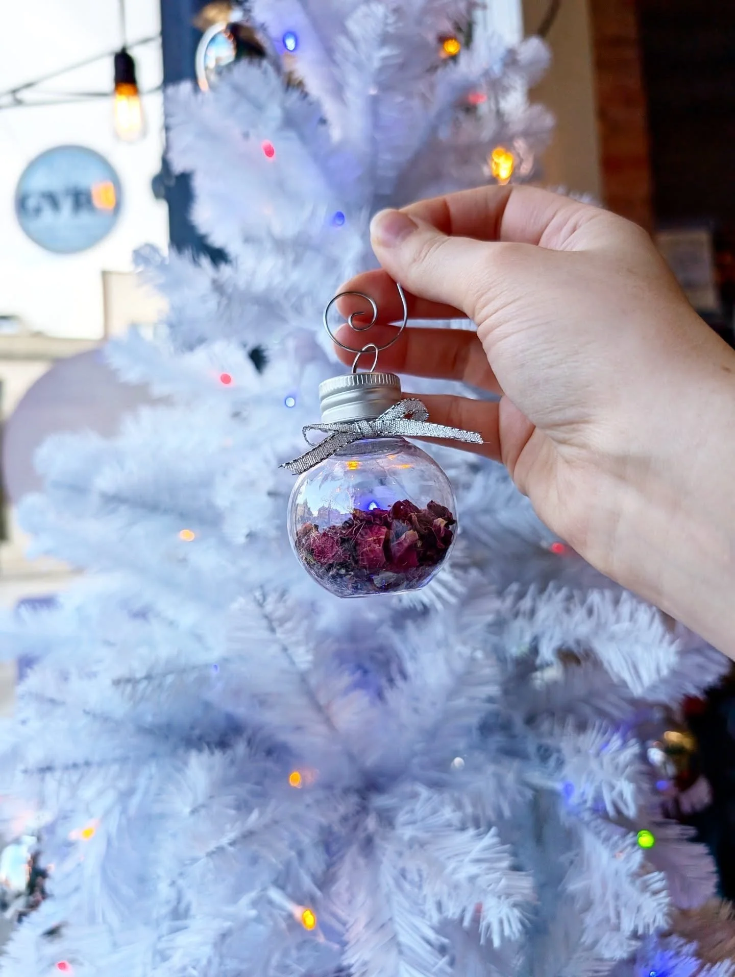 Our Intention Ornaments are here for the holiday season, and they&rsquo;re pure magic in a jar✨🎄

Each one is hand-crafted with curated crystals &amp; herbs to bring a little ritual and energy into your space.

THE VIBES
🕊️Peace &amp; (Self) Love: 