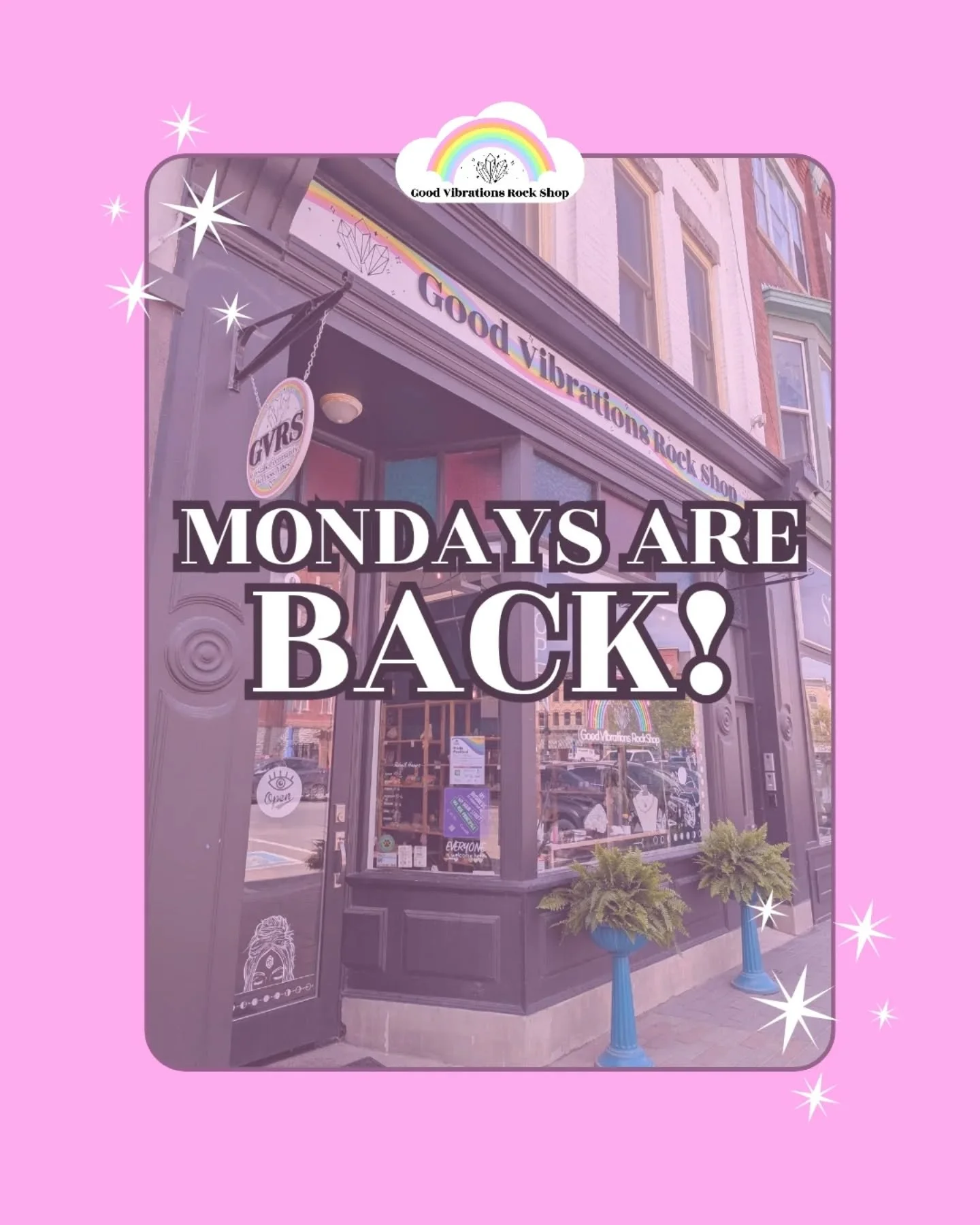 Reminder that Monday's are BACK for the season starting tomorrow! We can't wait to see you in the shop Mondays from 10am-2pm all summer long!!🙌🏻🩷✨