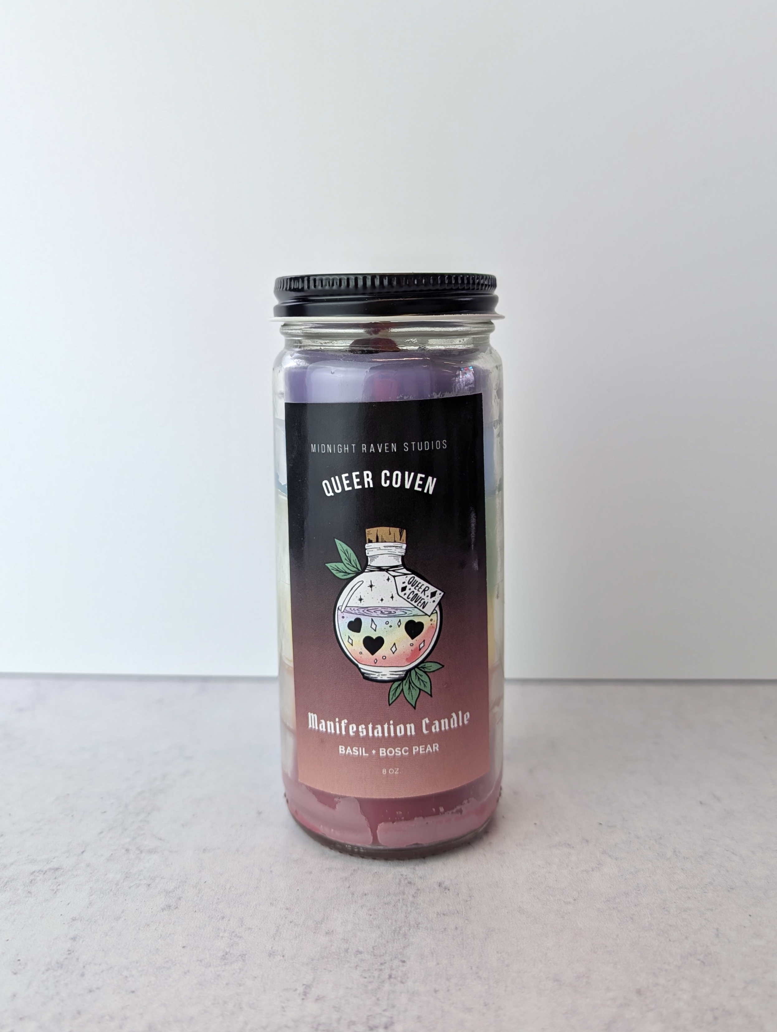 Queer Coven Intention Candle - Midnight Raven Studios
