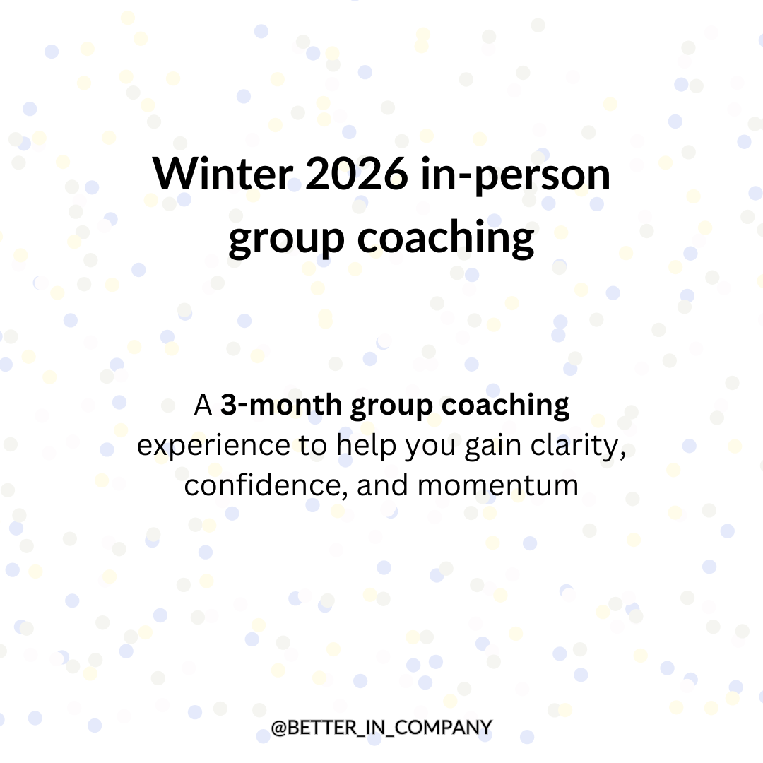 Winter 2026 In Person Group Coaching