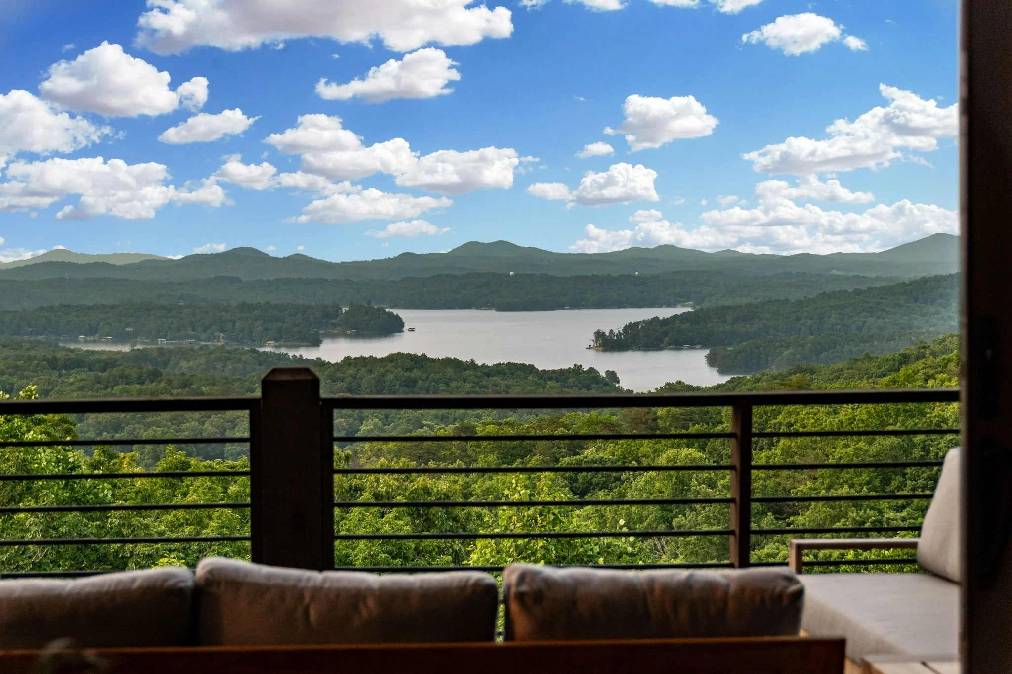 Enjoy unparalleled panoramic views of the mountains and lake from the expansive terrace. A front-row seat to sunrise, sunset, and endless natural beauty—this elevated vantage point is the signature highlight of this refined luxury retreat.