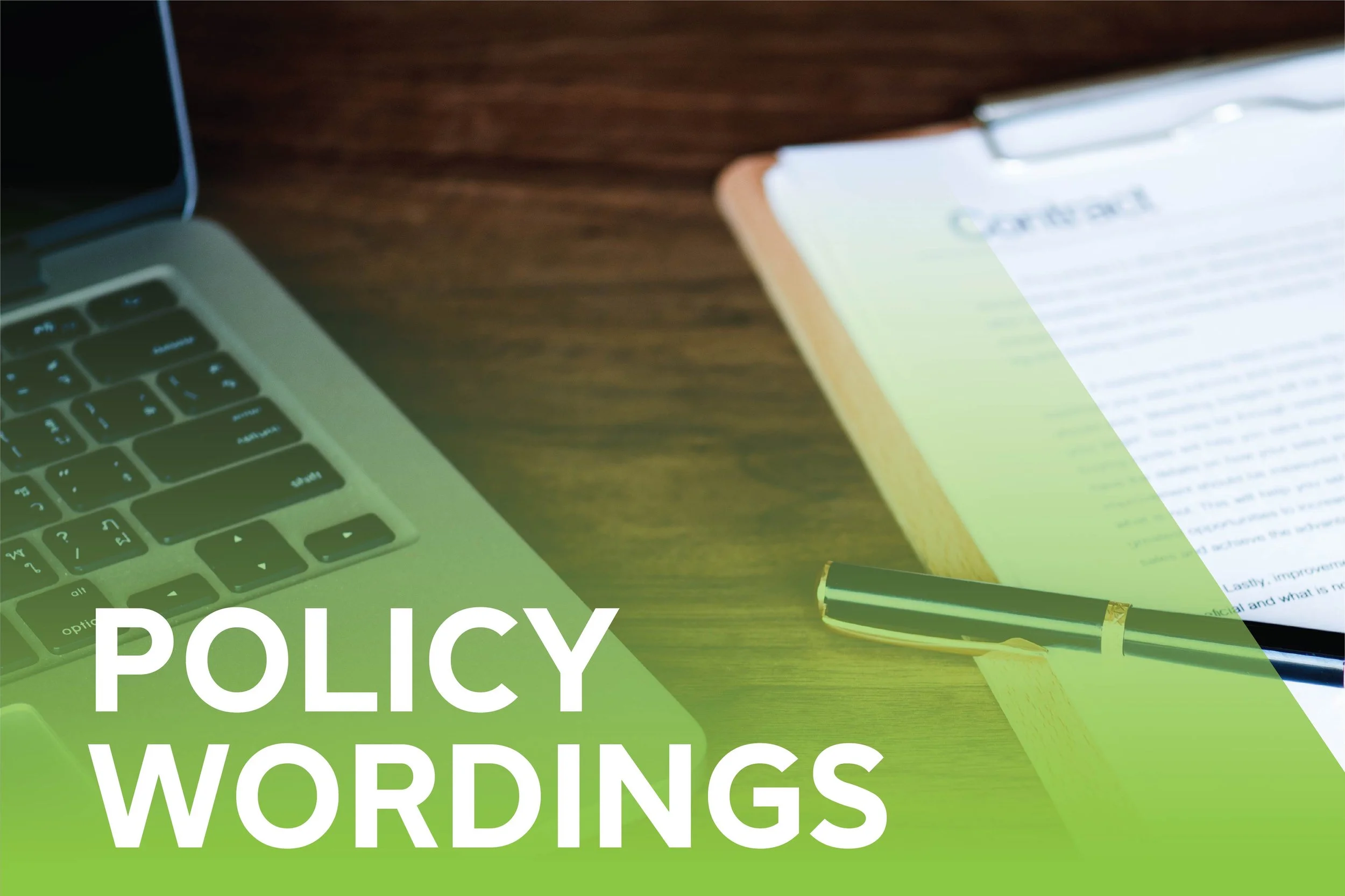 Policy Wordings