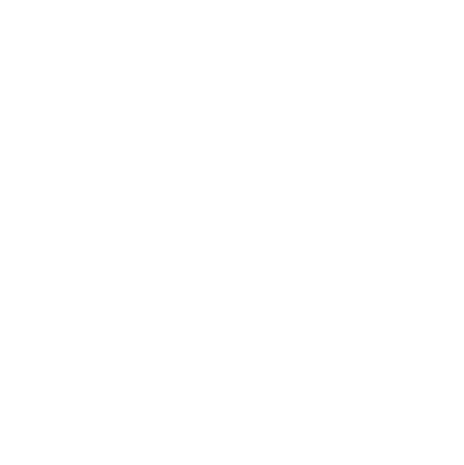 Minimalistic white shield icon inside a circle on a black background.
