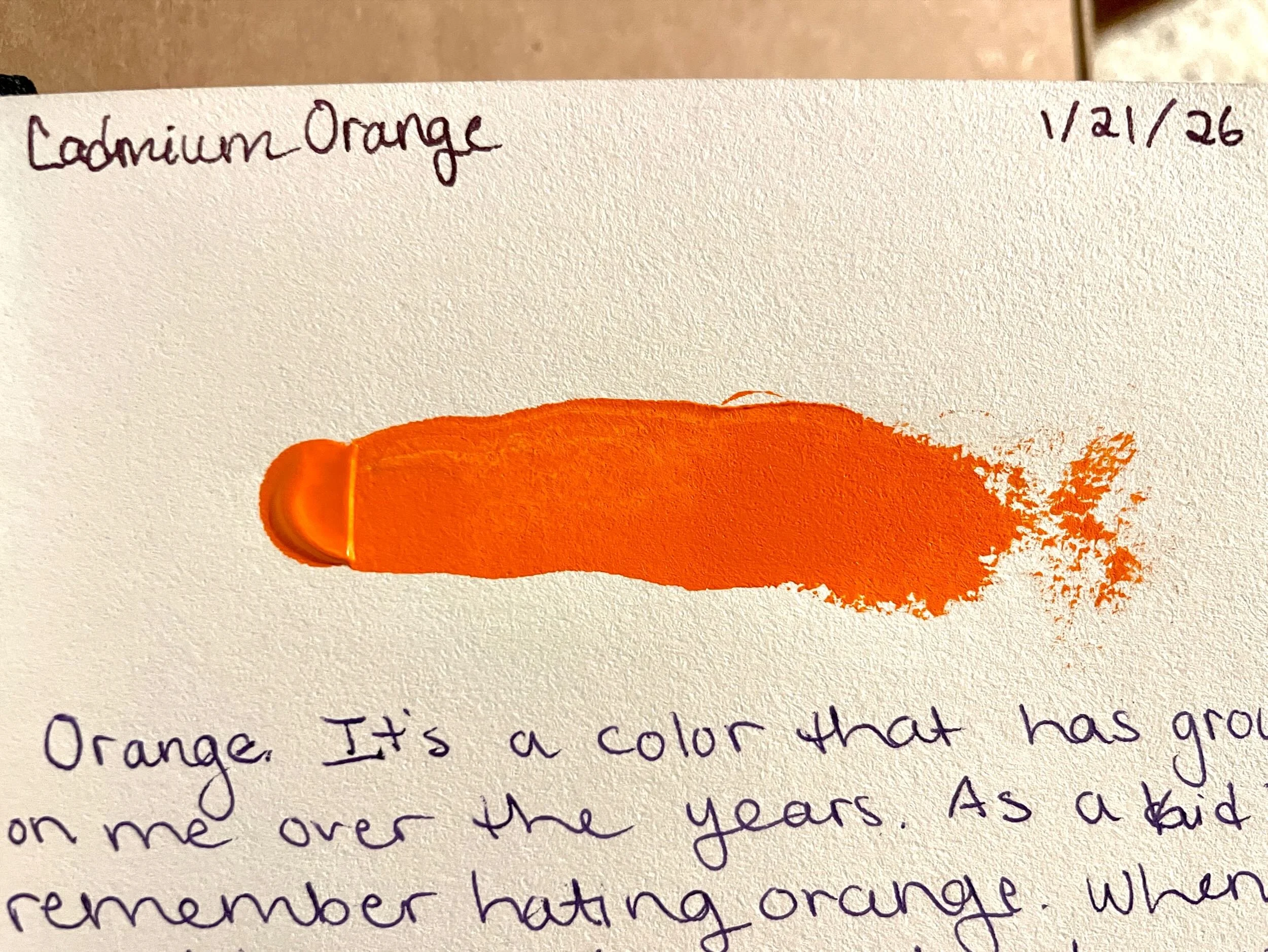 Cadmium Orange