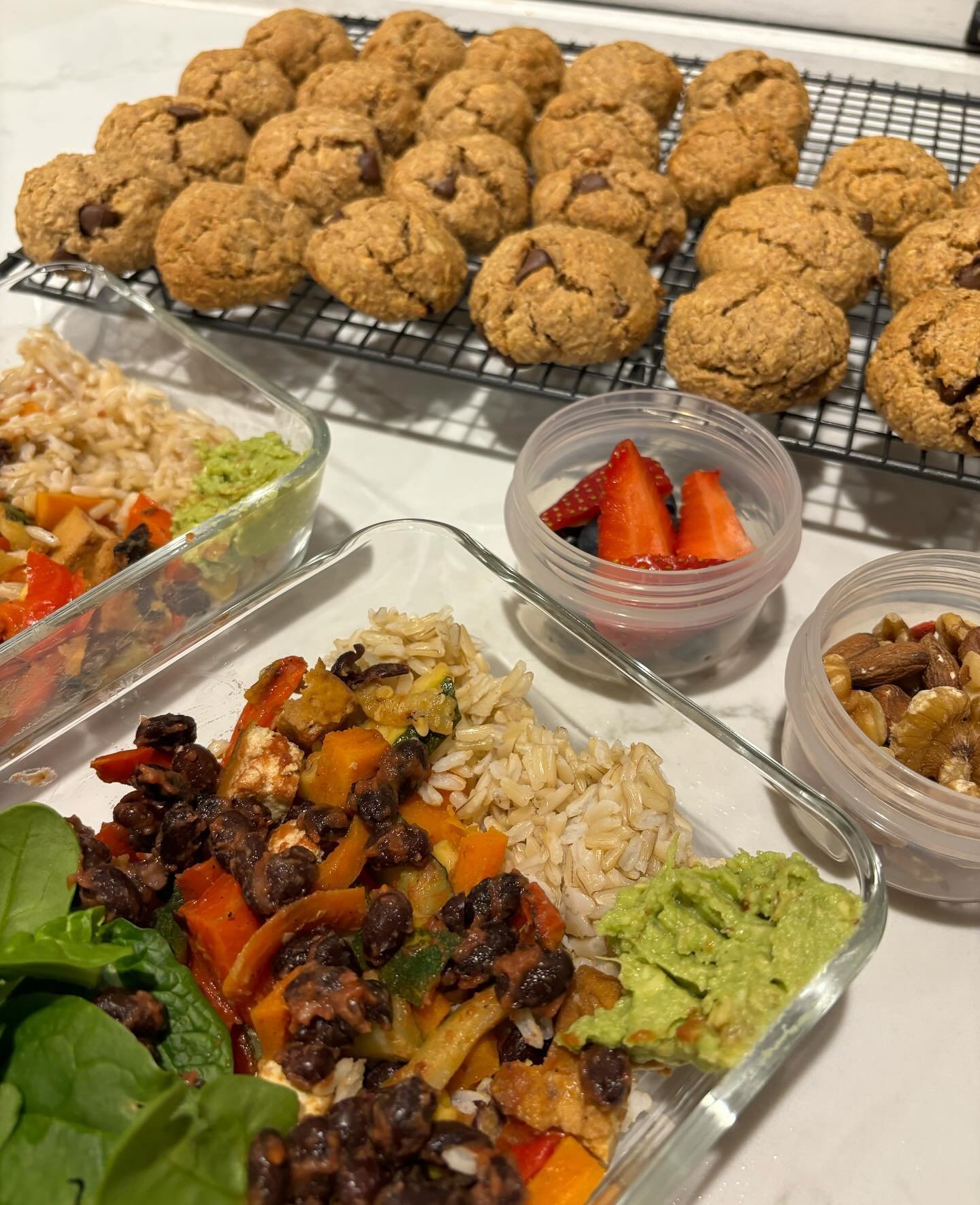 My first week of hospital placement starts tomorrow and it's back to kinder lunch boxes this week so my hubby, the kids and I spent a few hours this arvo getting prepared. It means we'll be eating well (and most importantly not cooking dinner with ha