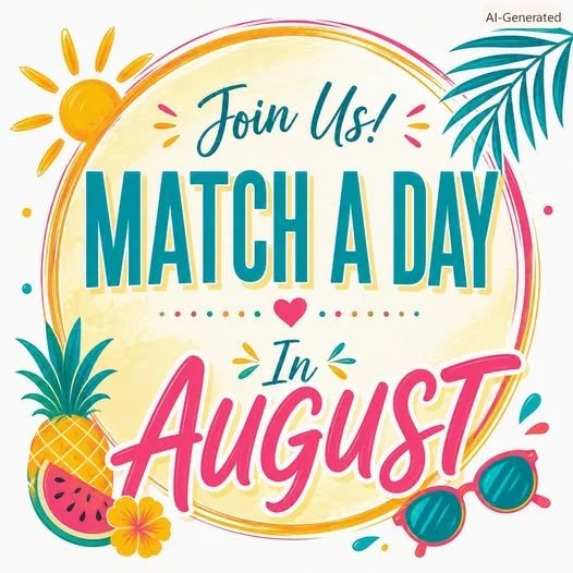 August Match a Day Memory Keeping