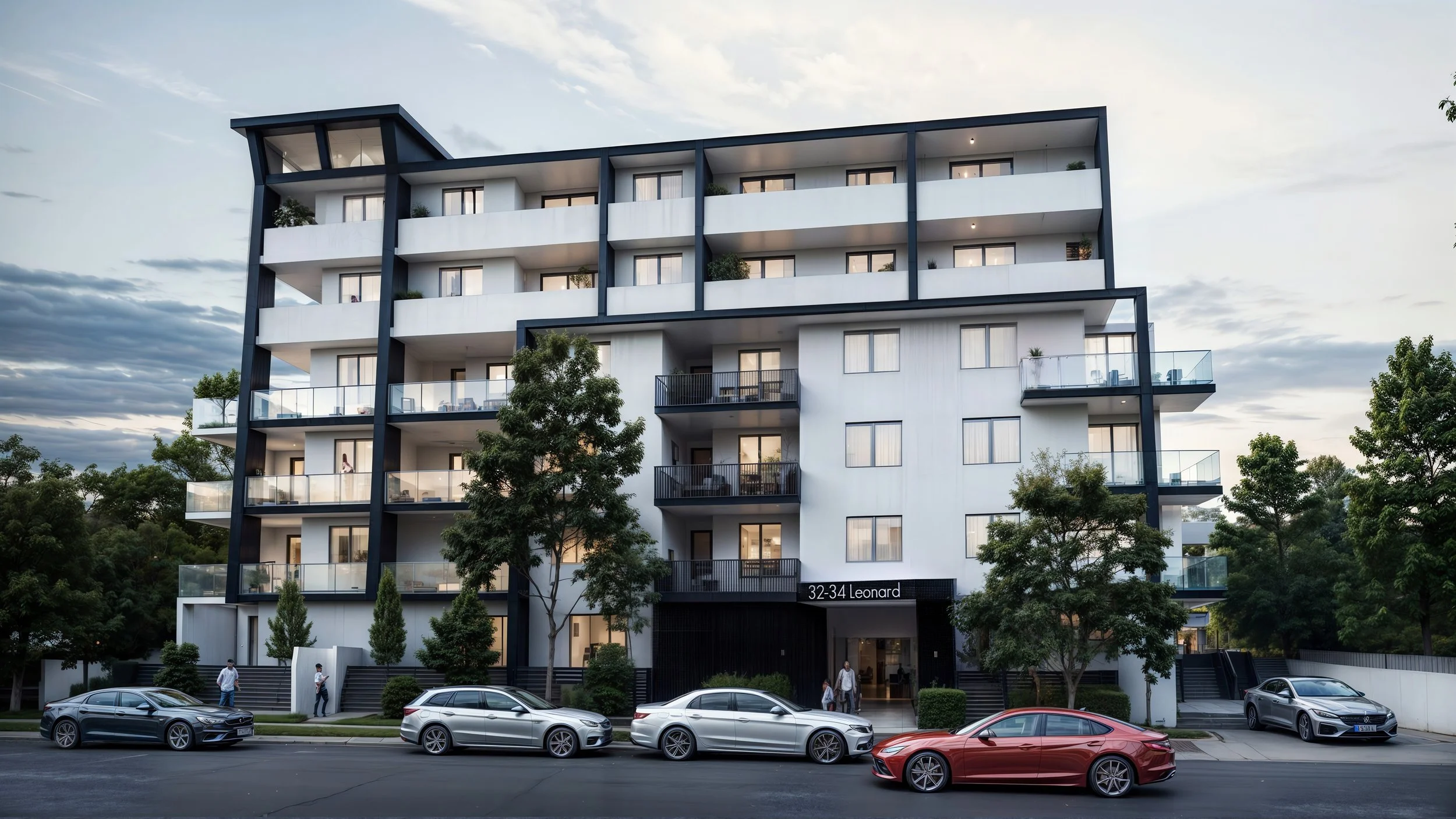 Multi Storey apartment artists impression