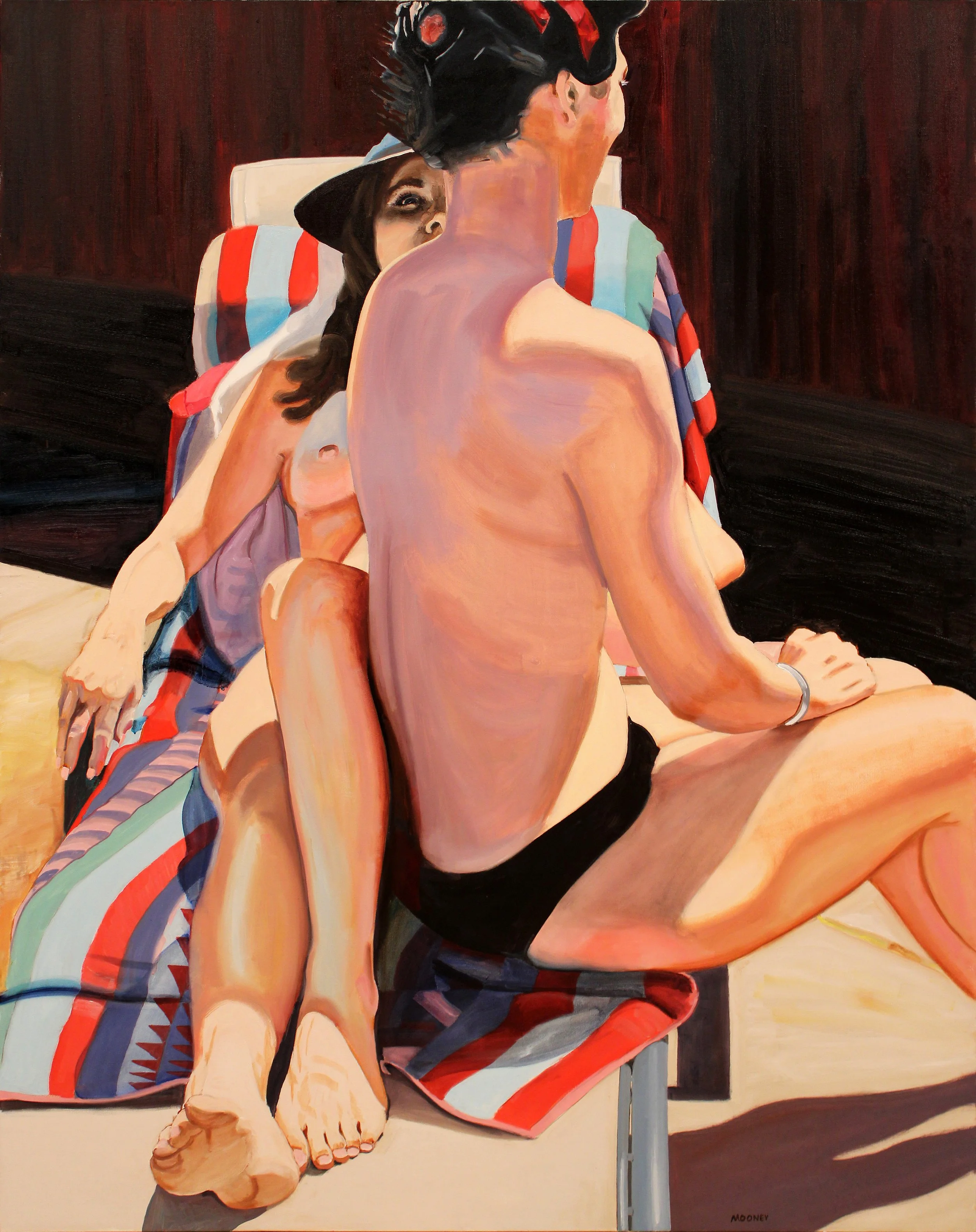 Christopher Mooney, Sunlit II, Oil on canvas, 60" x 48"
