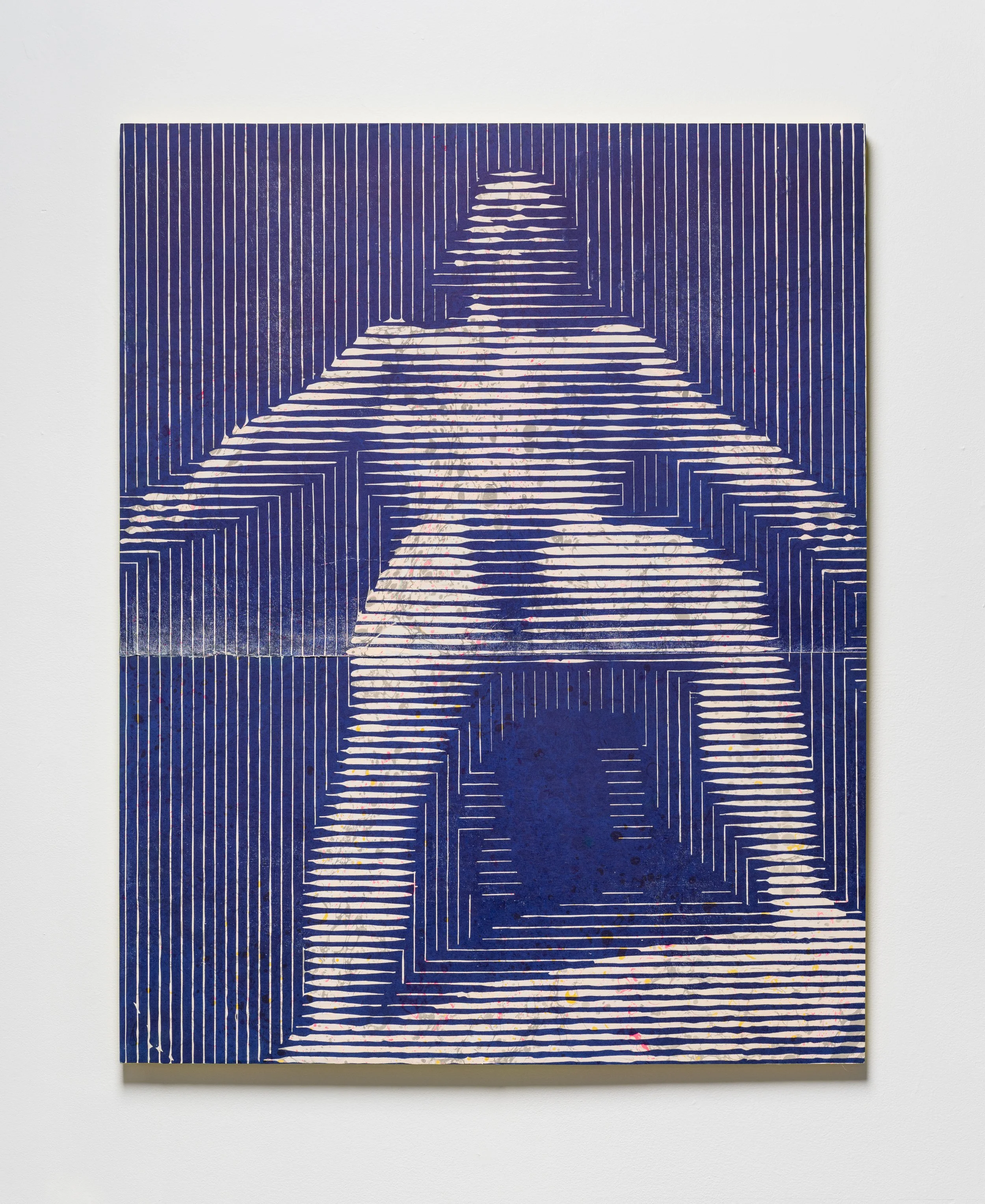 Gordon Barnes, Untitled (King Oscar), Printmaking, 48" x 38" 