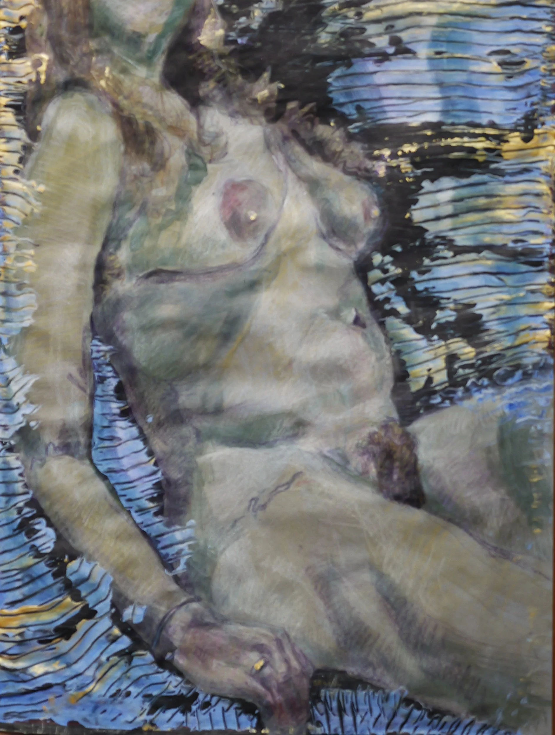 Joseph Brady,Radiates, Mixed Media, 18" X 24"