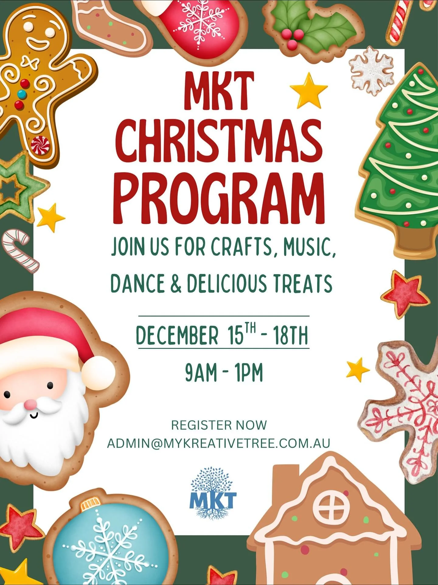 Holiday fun is starting at My Kreative Tree! 🎨✨ sign up now to join the Crafts, creativity &amp; memories waiting to happen.