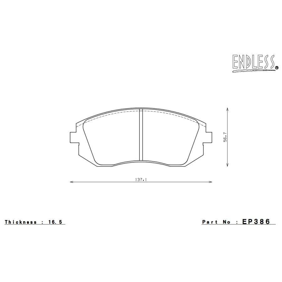 ENDLESS CC43(N35S) Brake Pads - Front (ZN8/ZD8) - Amston Garage