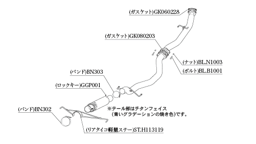 KAKIMOTO RACING GT1.0Z Racing Catback Exhaust (FK8) - Amston Garage