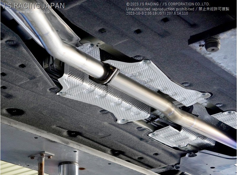 J'S RACING FX-PRO Full Titanium Muffler Dual 70RR/70RS Exhaust (FK8) - Amston Garage