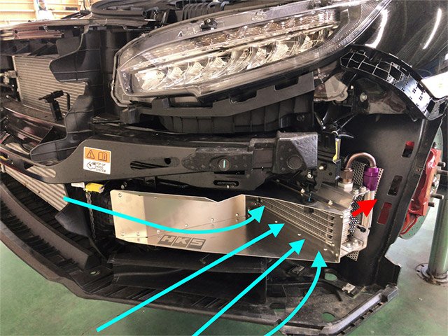HKS Oil Cooler Kit (FK8) - Amston Garage