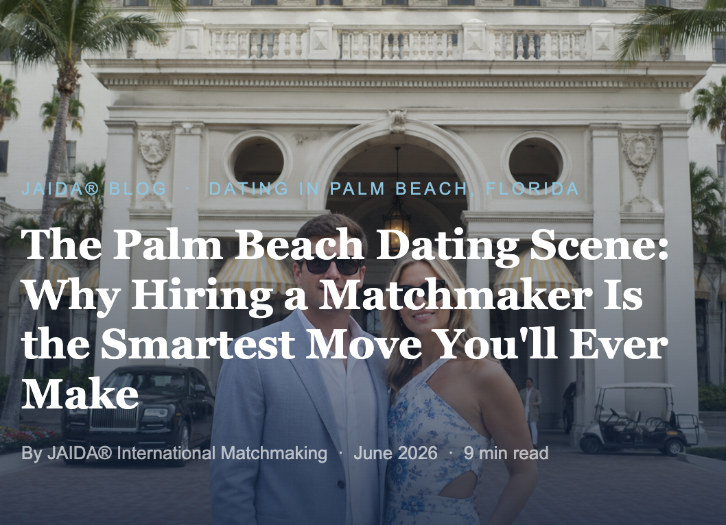 The Palm Beach Dating Scene: Why Hiring a Matchmaker Is the Smartest Move You'll Ever Make