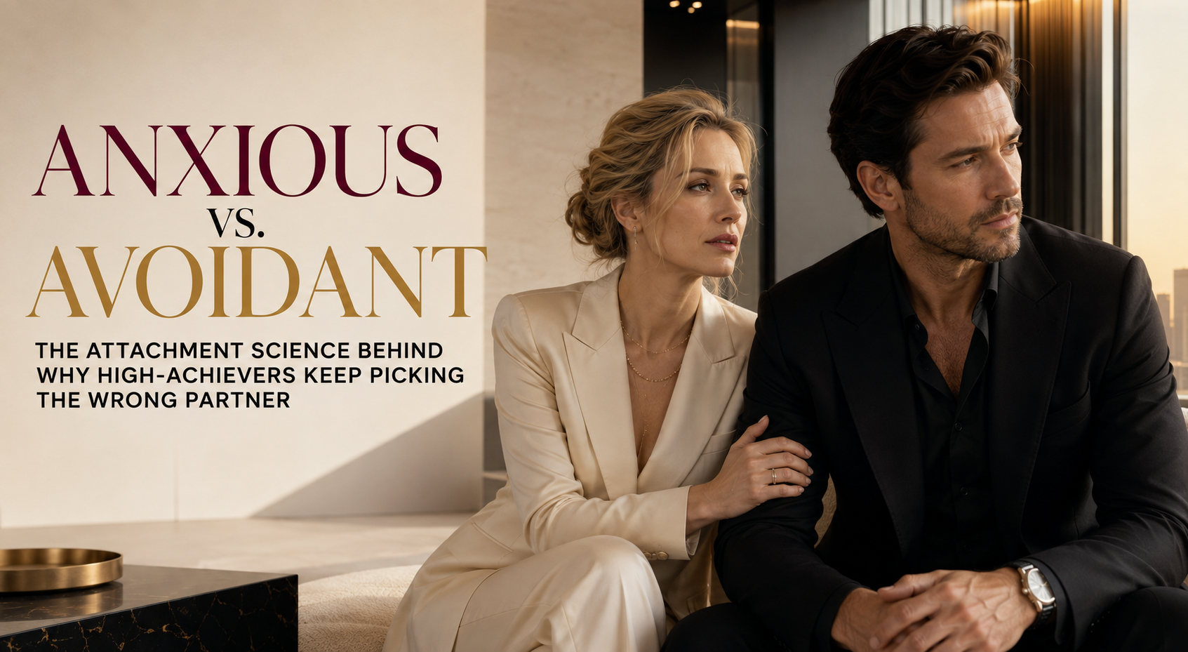 Anxious vs. Avoidant: The Attachment Science Behind Why High-Achievers Keep Picking the Wrong Partner