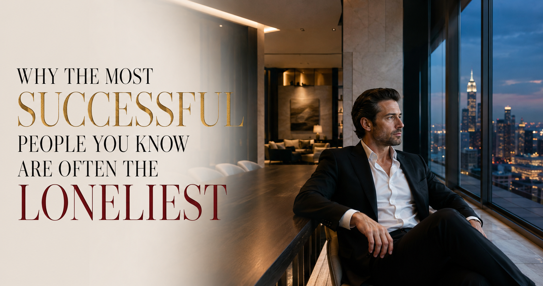 Why the Most Successful People You Know Are Often the Loneliest